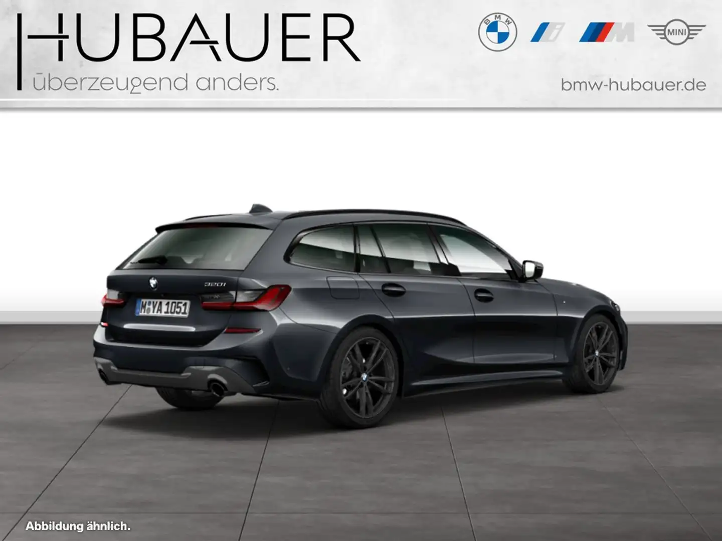 BMW 320 i Touring [M Sport, Laser, RFK, SHZ, 19" LMR] Grau - 2