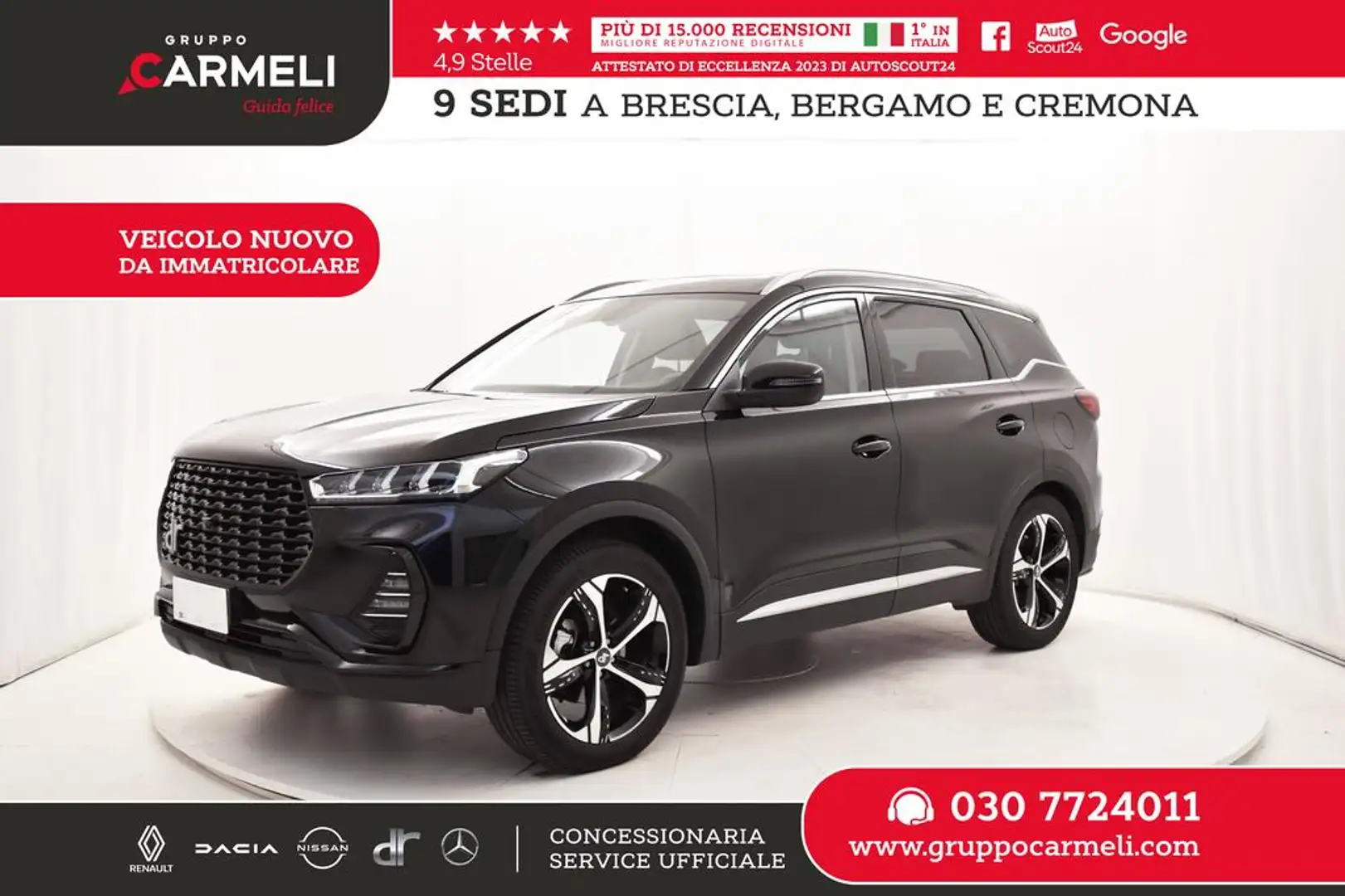 DR Automobiles DR6 1.5 turbo cvt - PROMO FIN. Schwarz - 1