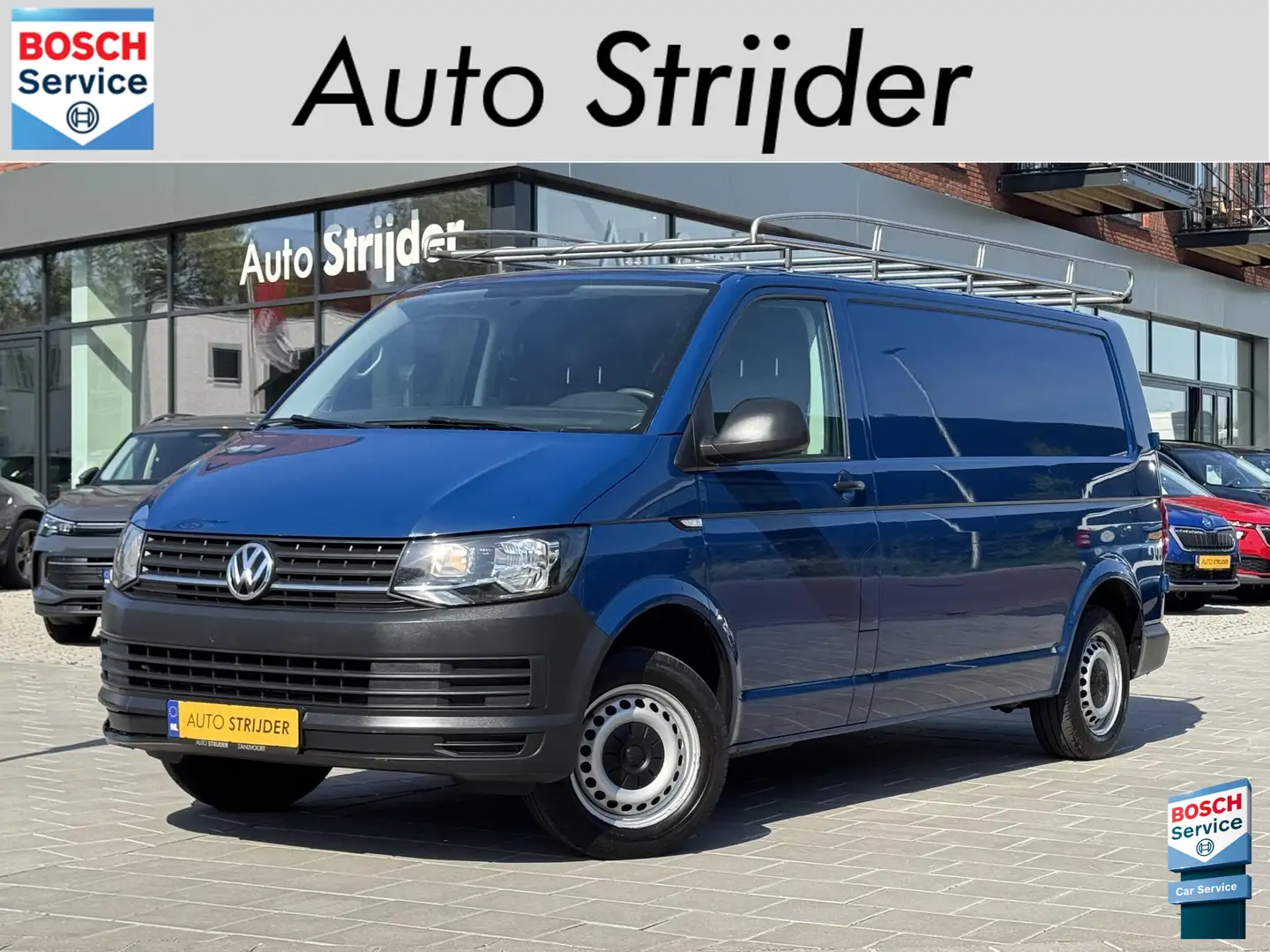 Volkswagen T6 Transporter 2.0 TDI L2H1 Trendline RVS imperiaal / trekhaak/ s Bleu - 1