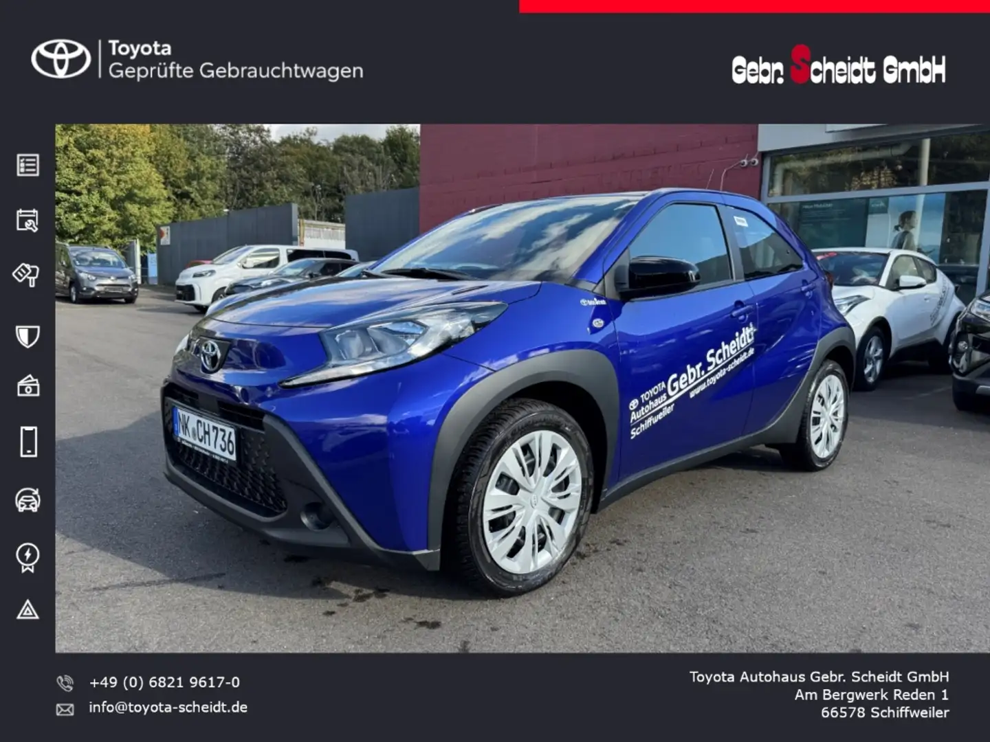 Toyota Aygo X Play 1.0 VVT-i EU6d Apple CarPlay Android Auto Rüc Blu/Azzurro - 1
