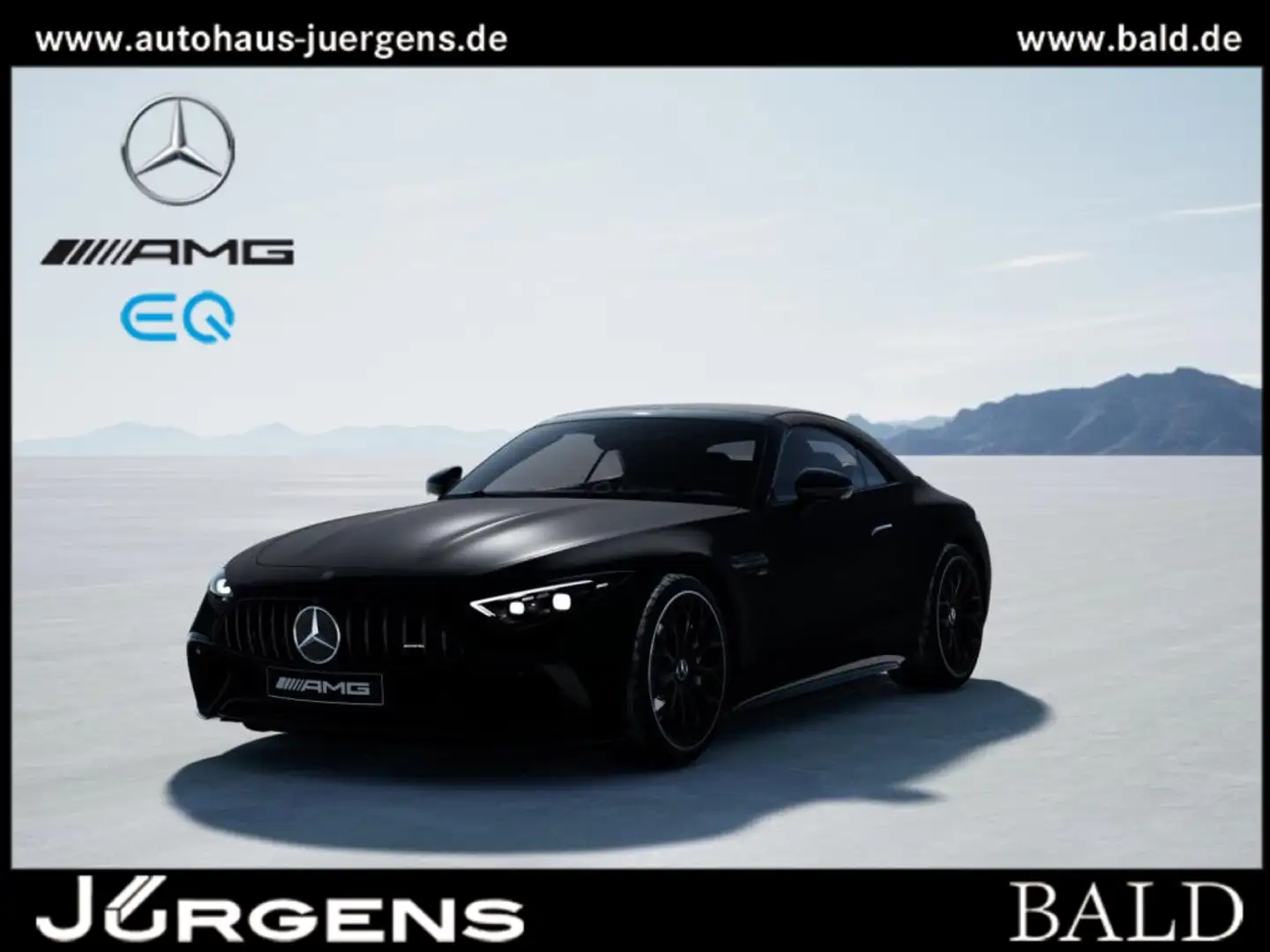 Mercedes-Benz SL 55 AMG 4M+ Aero/Burm/Sitzklima/Night/Magno/21 Schwarz - 1