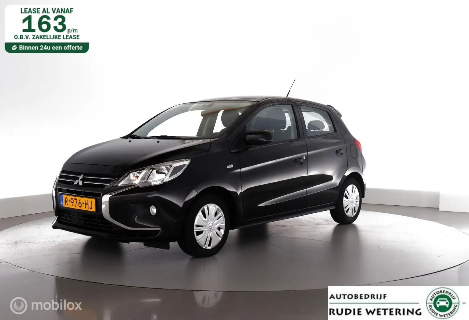 Mitsubishi Space Star 1.2 Connect+ applecarplay|dab|airco|tel. Noir - 1