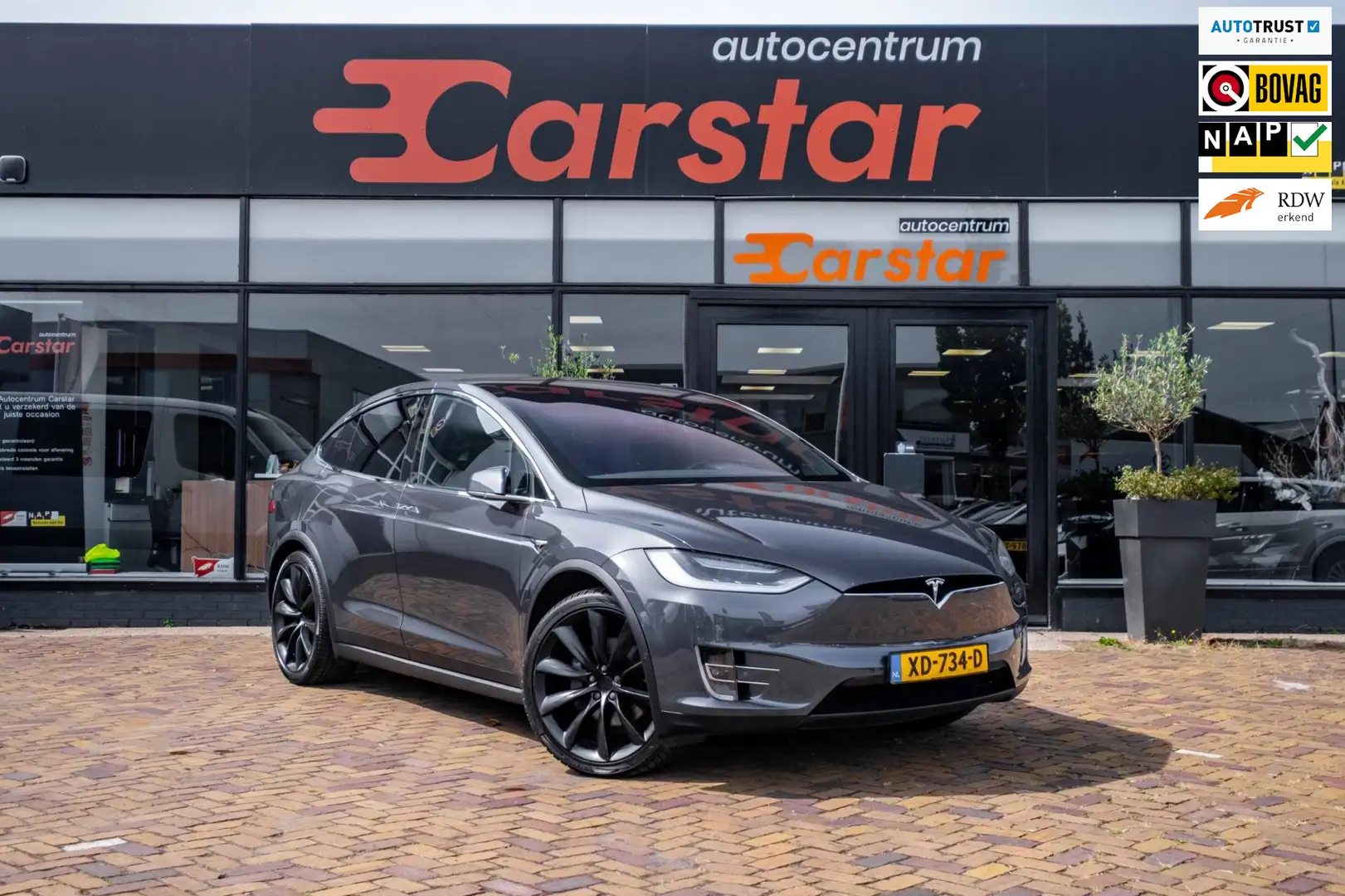 Tesla Model X 100D 7p.|Navi|Leder|22'' Grijs - 1