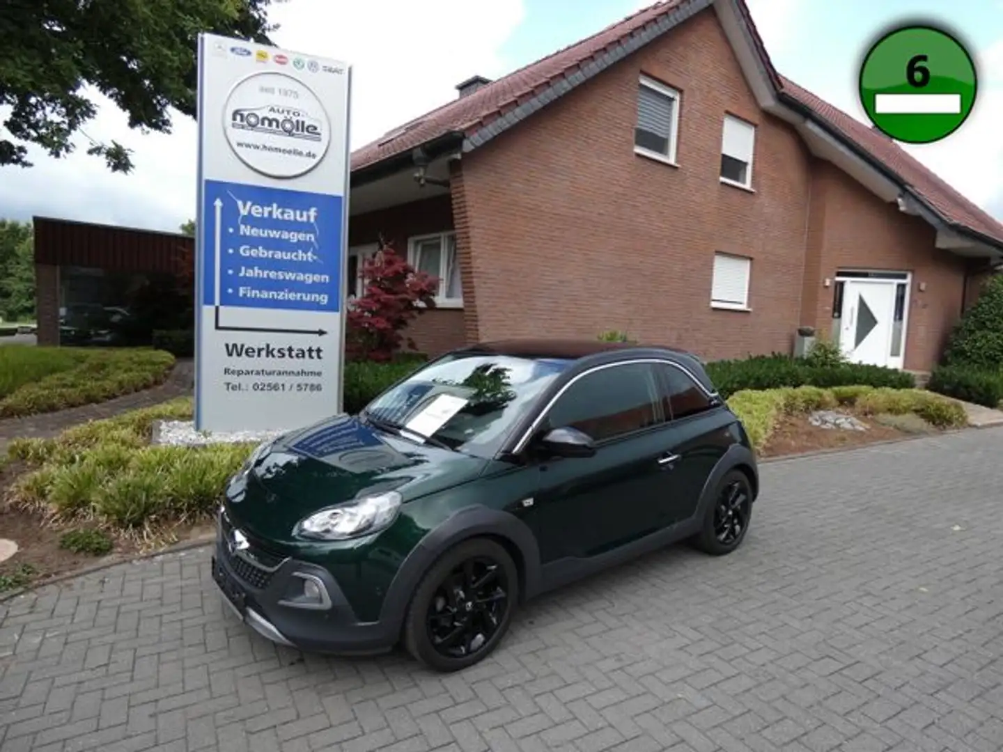 Opel Adam 1.4 "Rocks" PDC BC TEMP LM 17° TWA WI-PAKET Grün - 1