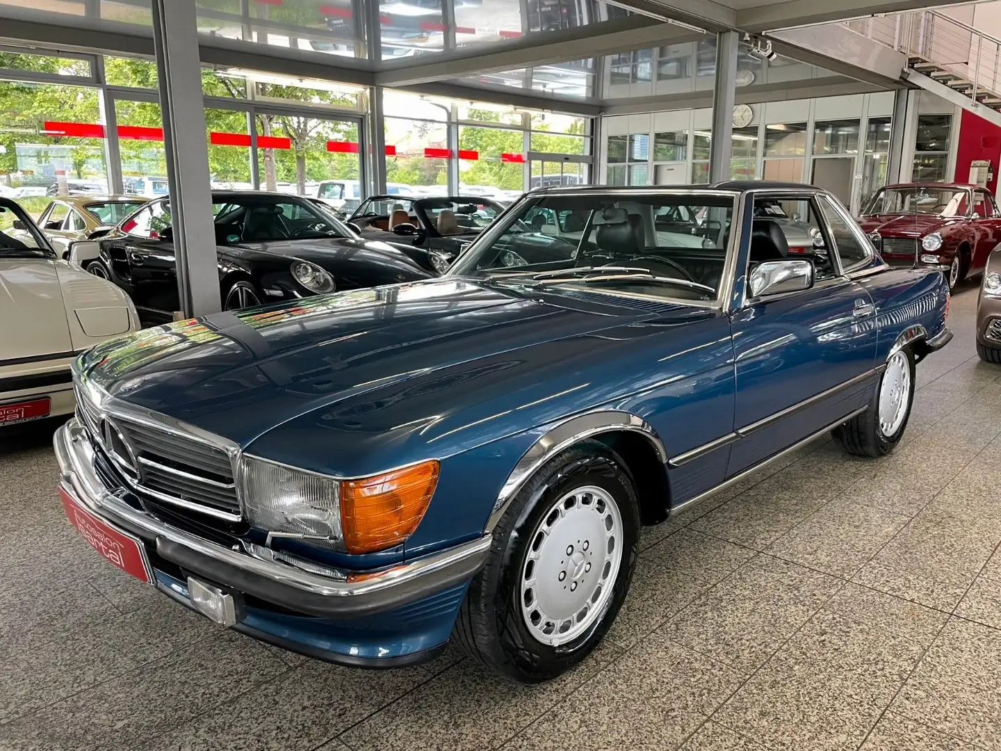 Mercedes-Benz SL 500 500 SL -dt. Fzg.-1. Hd. - MB-KD-Heft- TOP Blue - 1
