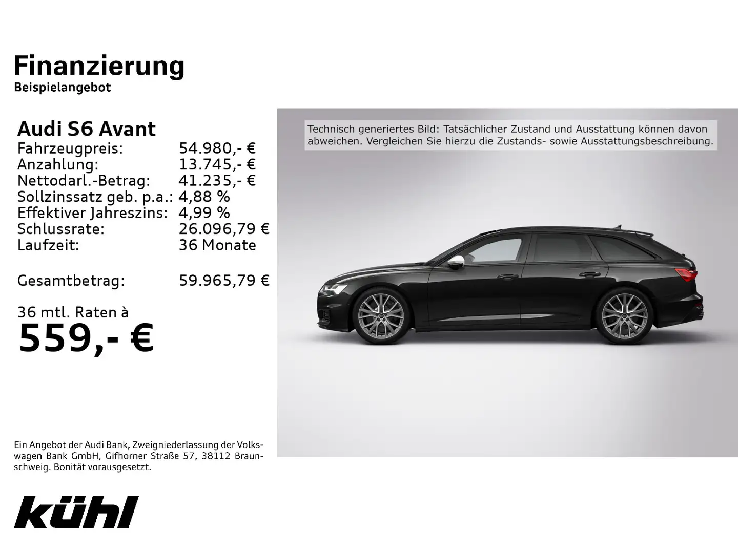 Audi S6 3.0 TDI Q Tip. LED/Luft/ACC/HuD/360°/Na Schwarz - 2