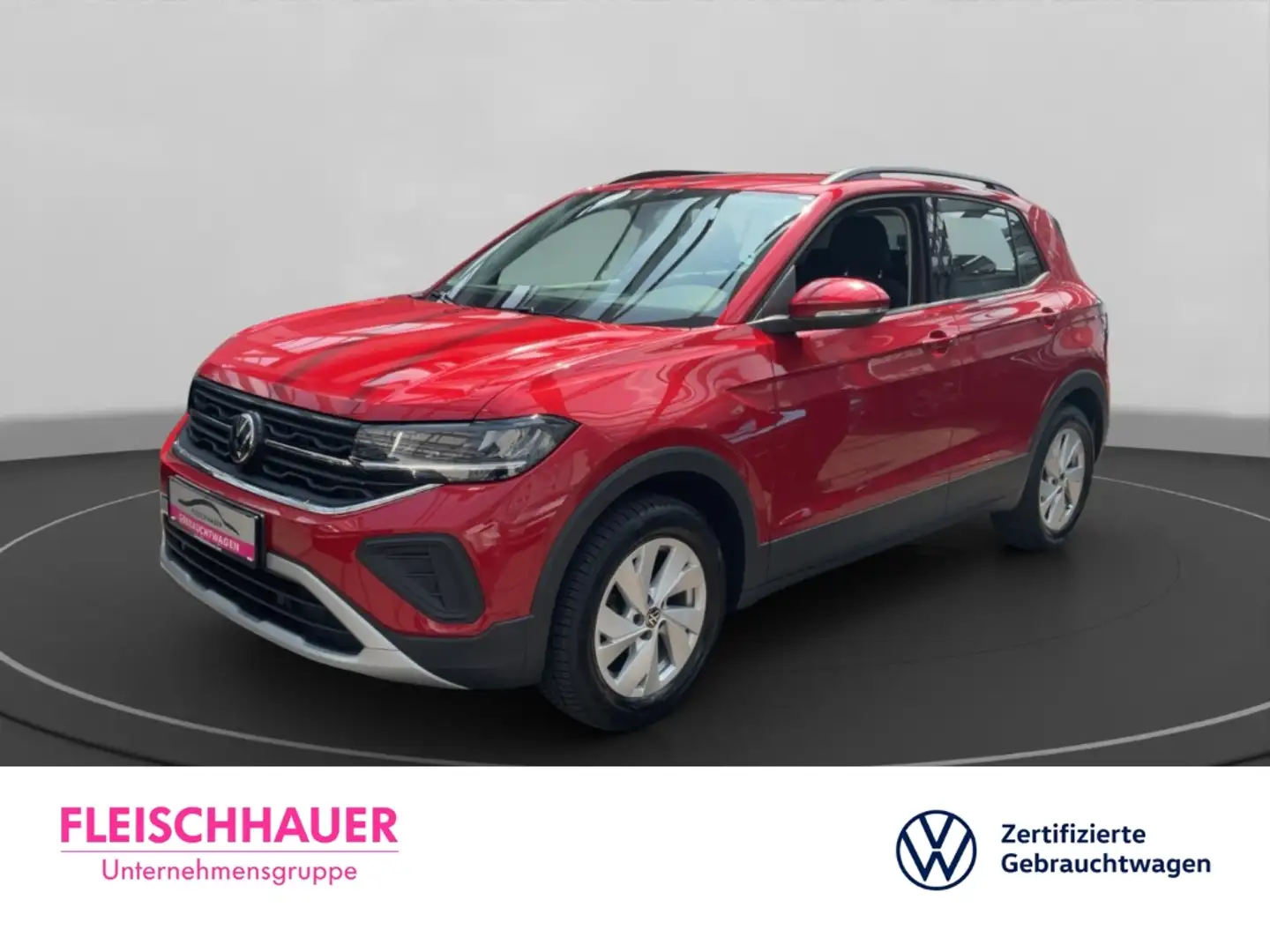 Volkswagen T-Cross 1.0 TSI Digitales Cockpit LED ACC Apple CarPlay Kl Rot - 1