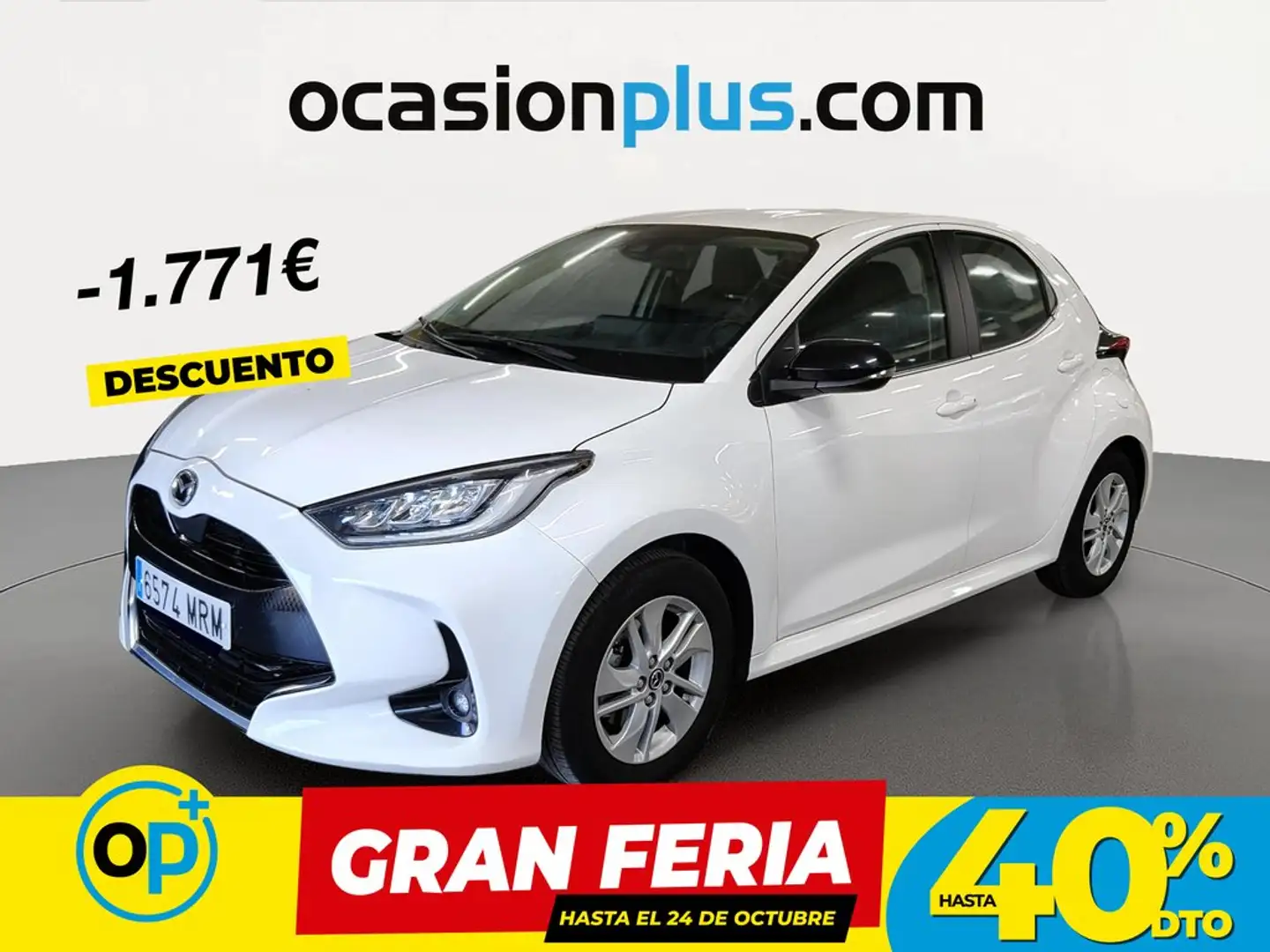 Mazda 2 Hybrid 1.5 Agile Comfort CVT 85kW Blanco - 1