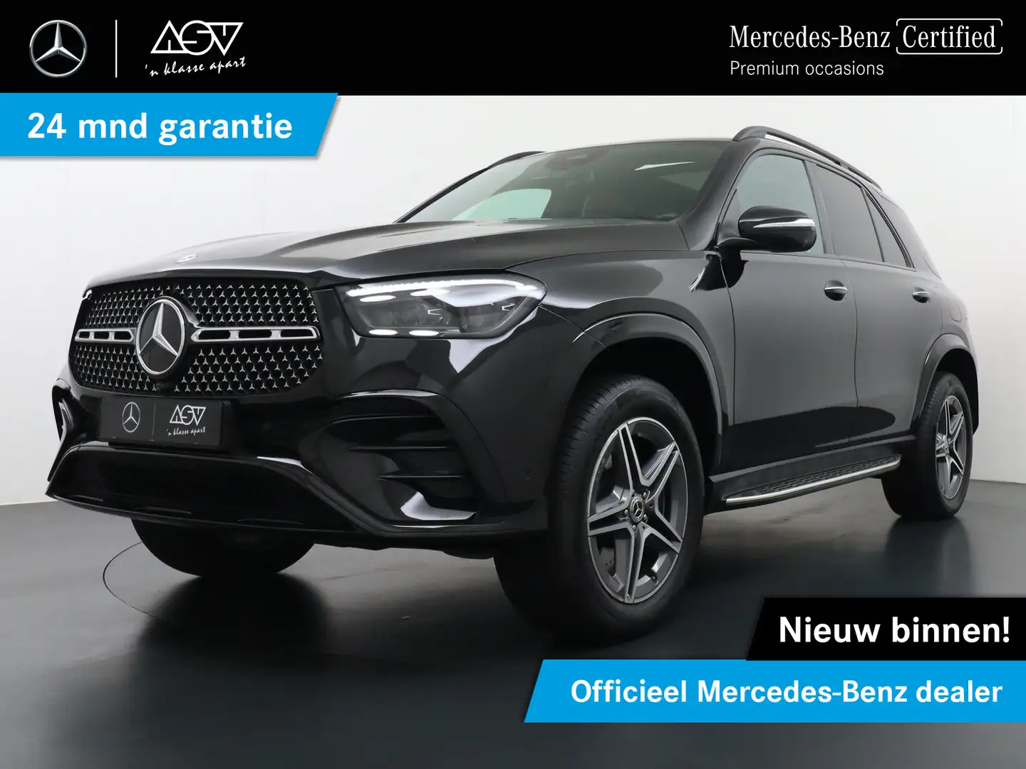 Mercedes-Benz GLE 400 e 4MATIC AMG Line Luchtvering, wegklapbare trekhaa Zwart - 1
