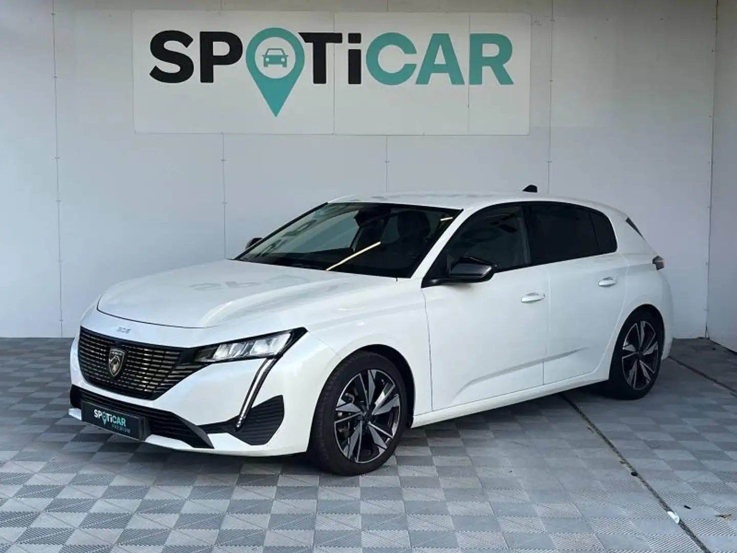 Peugeot 308 1.2 PureTech 130ch S\u0026S Allure Pack Blanc - 1
