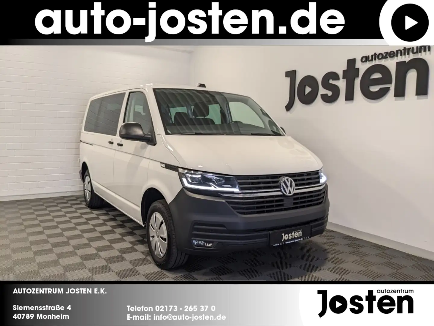 Volkswagen Transporter T6.1 Kombi 8 Sitze LED NAVI AHK PDC Weiß - 1