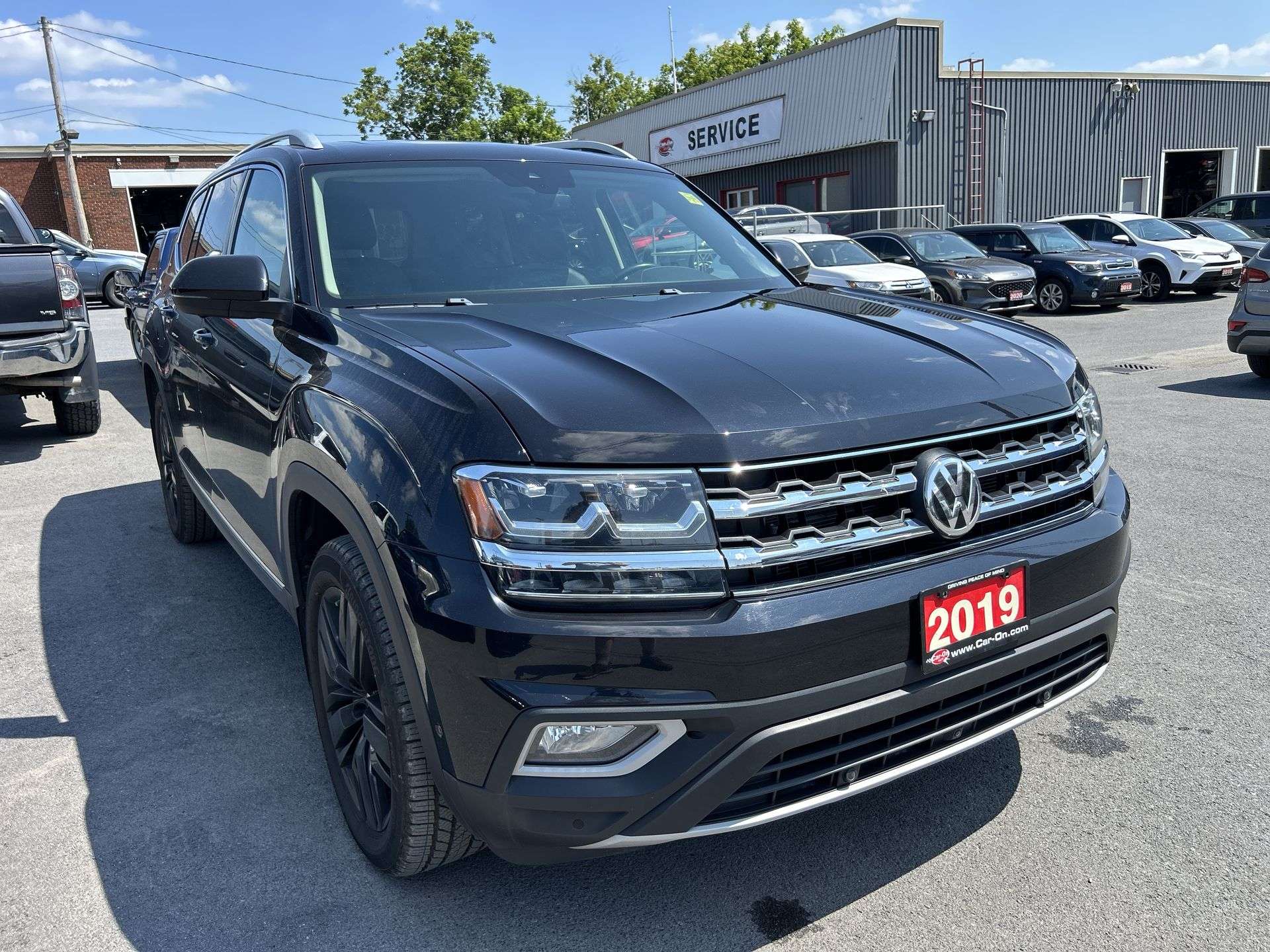 Black 2019 Volkswagen Atlas   Automatic
