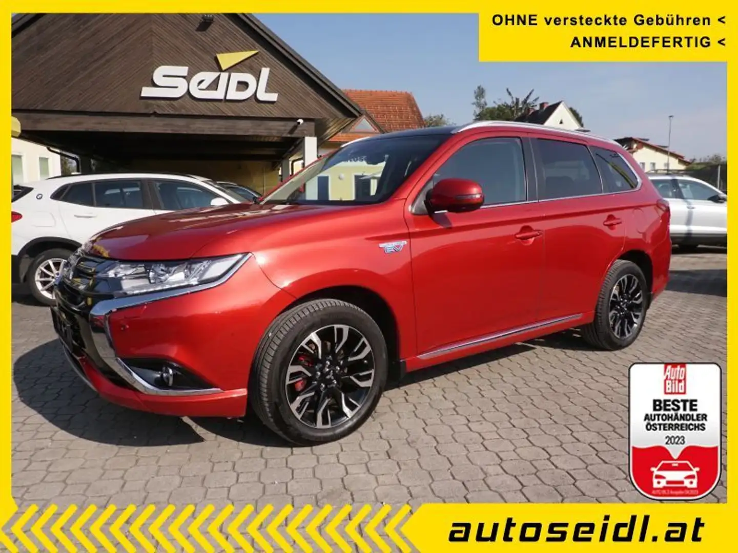 Mitsubishi Outlander 2,0 PHEV Instyle Connect *TOPAUSSTATTUNG* Roşu - 1