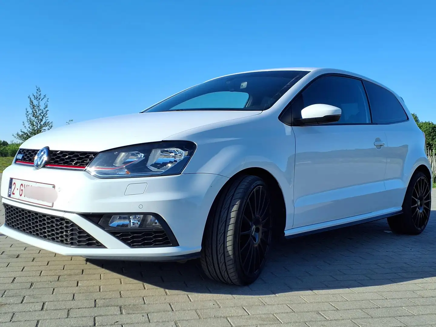 Volkswagen Polo GTI 1.8Turbo SUPER ETAT BOITE MANUELLE 88000K GARANTIE Blanc - 1