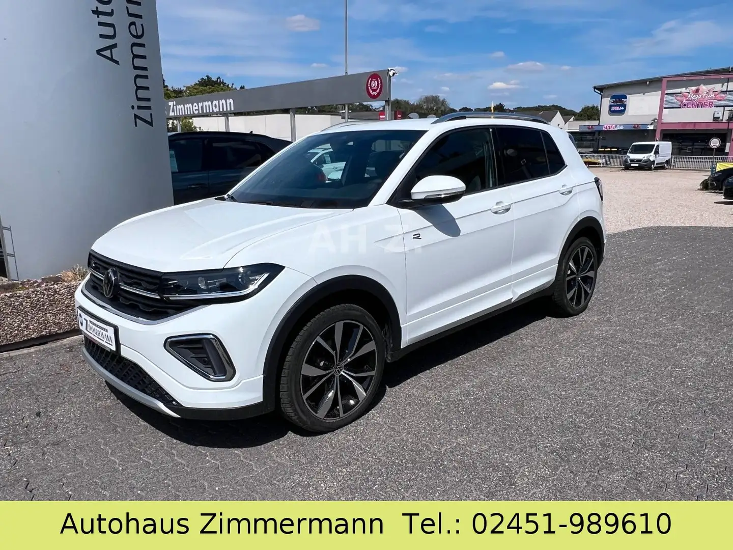 Volkswagen T-Cross 1.5 R-Line AHK+18"+KAMERA+NAVI+KlimaAUTO Weiß - 2