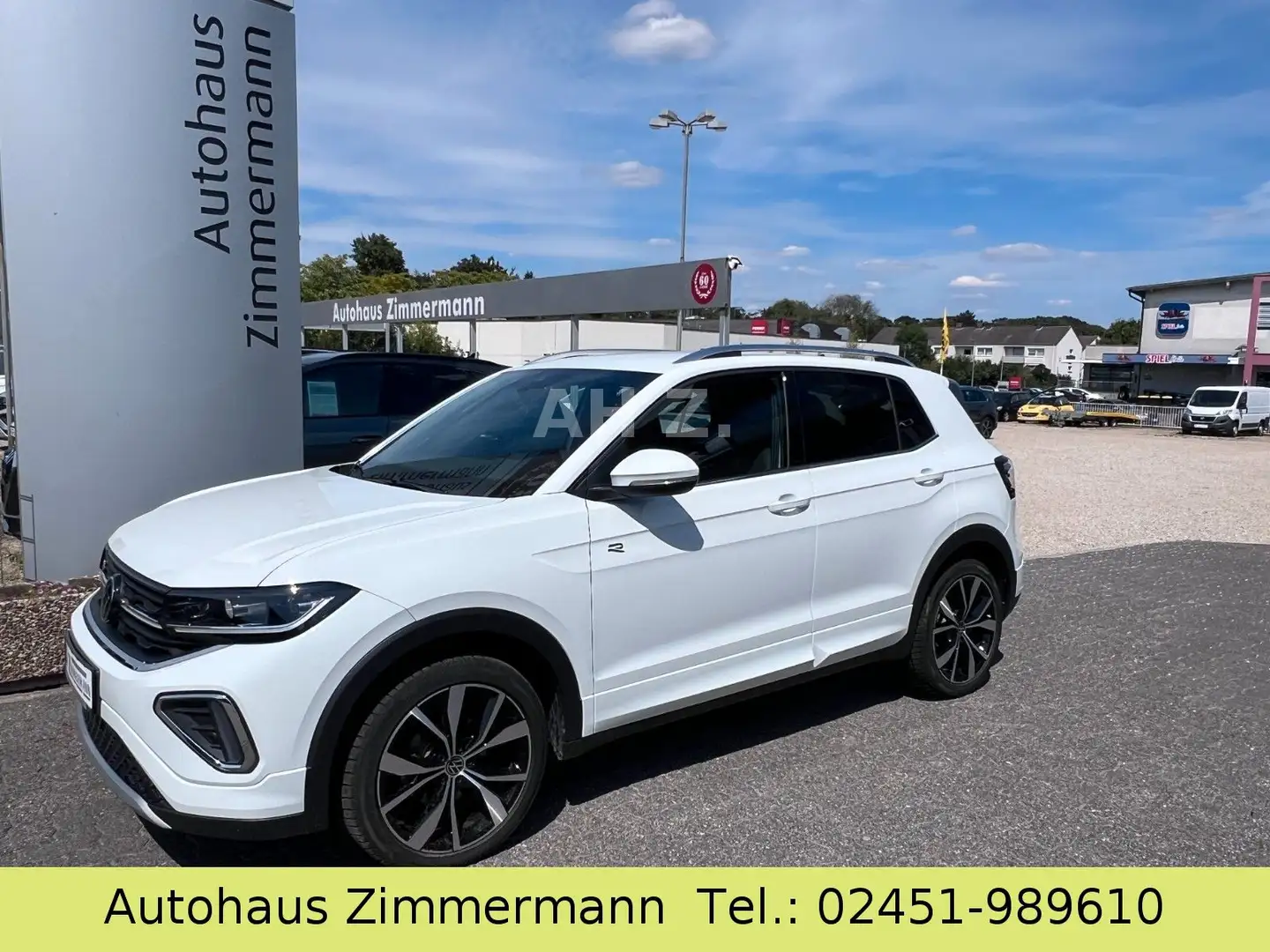 Volkswagen T-Cross 1.5 R-Line AHK+18"+KAMERA+NAVI+KlimaAUTO Weiß - 1