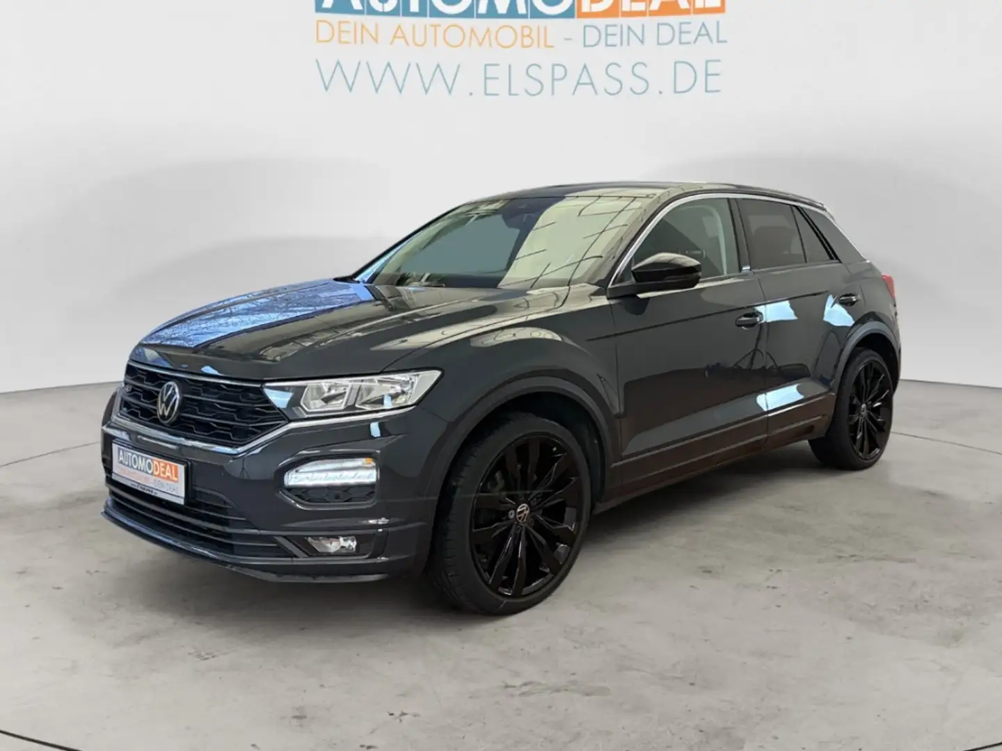 Volkswagen T-Roc United R-Line AUTOMATIK NAV LED AHK DIG-DISPLAY EL Gris - 2