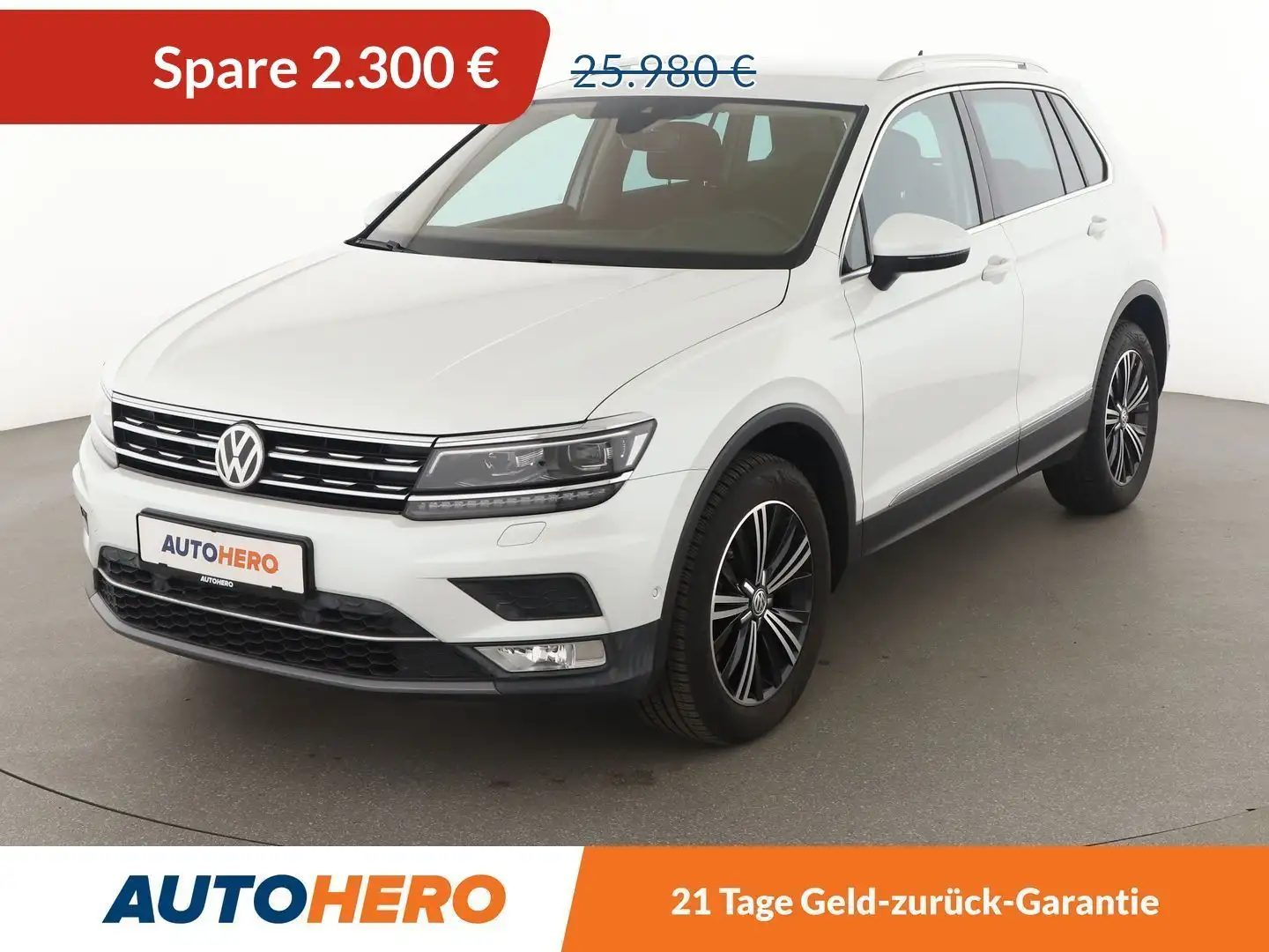 Volkswagen Tiguan 2.0 TDI Highline 4Motion BlueMotion Aut.*NAVI*LED Alb - 1