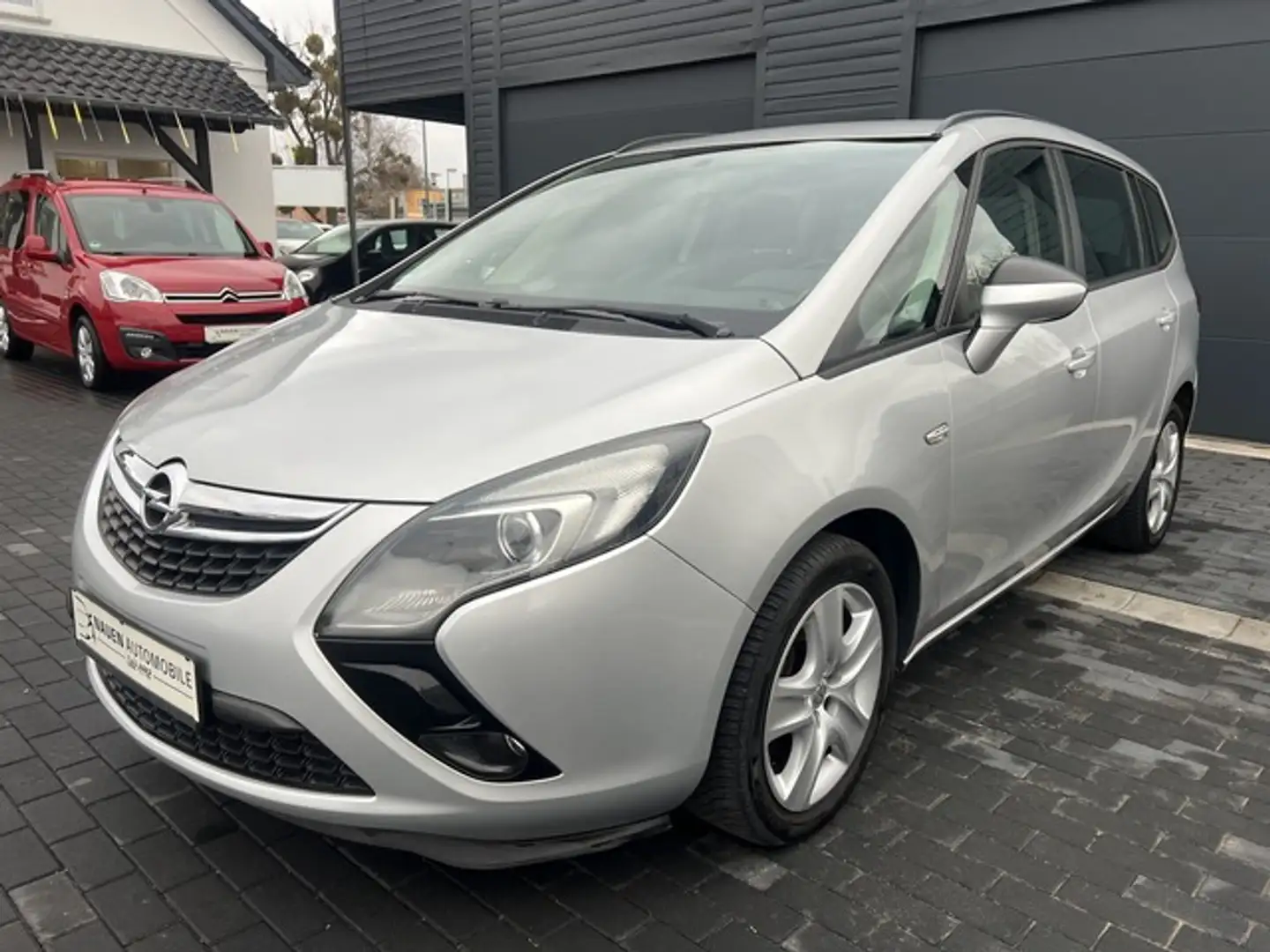Opel Zafira Tourer Edition +7-Sitze+Navi+Tempomat+TÜV NEU+ Argent - 1