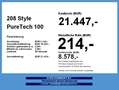 Peugeot 208 Style PureTech 100 *KeyLess*Spurhalte* Schwarz - thumbnail 4
