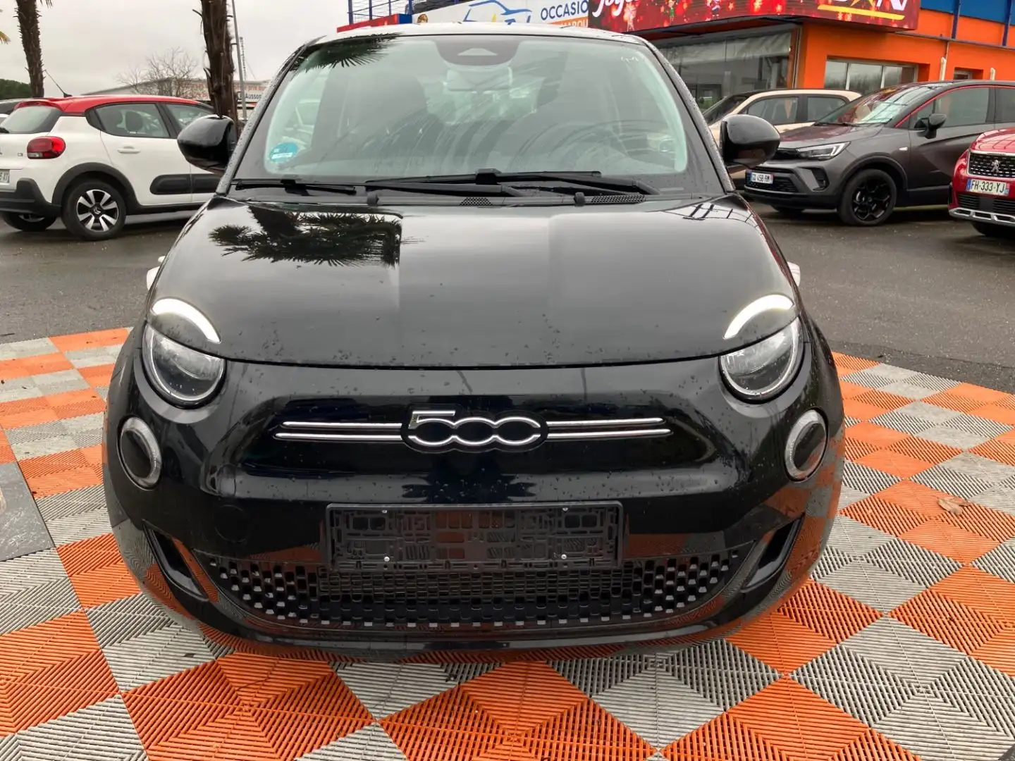 Fiat 500e Electrique 95 ACTION Batterie 23.8kWh Noir - 1
