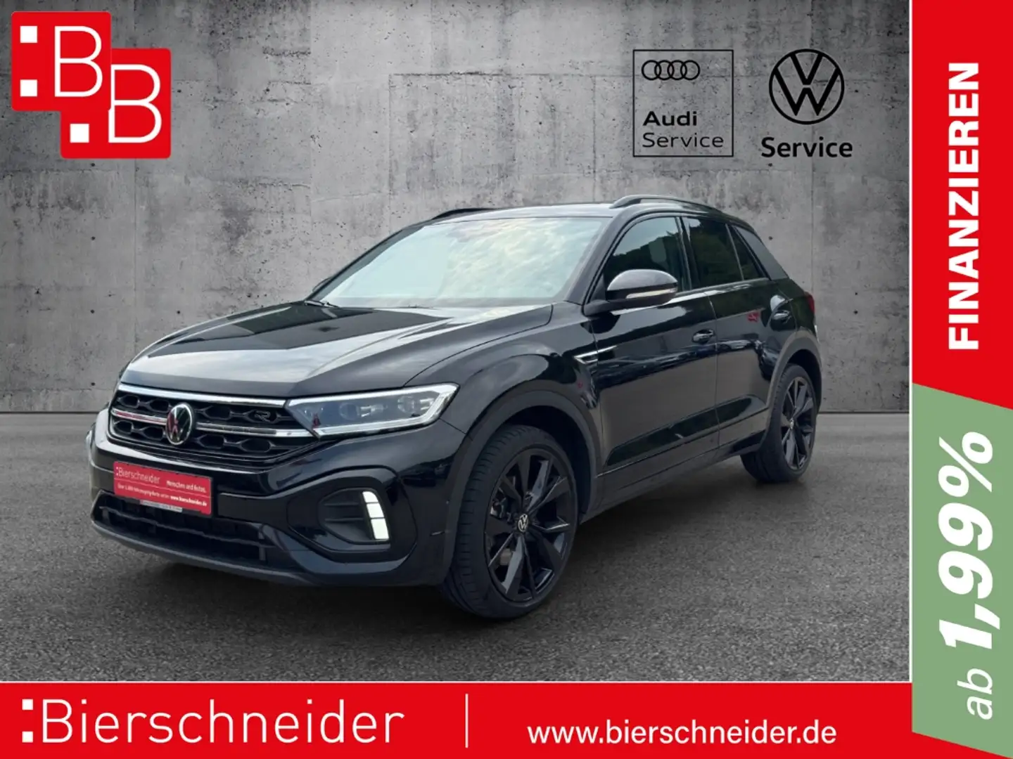 Volkswagen T-Roc 2.0 TSI DSG 4Mo RLine Black Style DIGITAL PRO 19 L Schwarz - 1