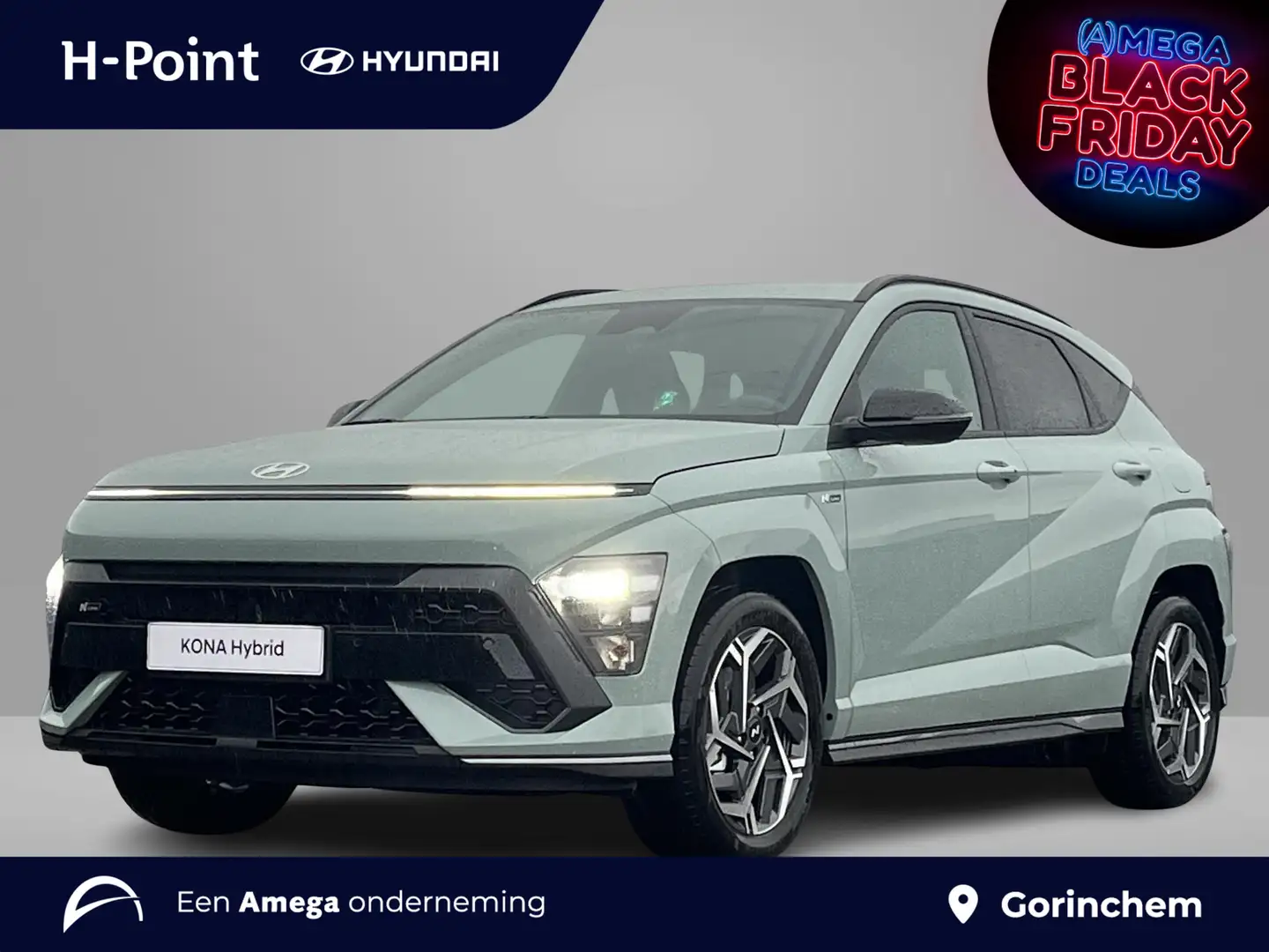 Hyundai KONA 1.6 GDI HEV N-Line Edition | N-Line exterieur & Pa Vert - 1