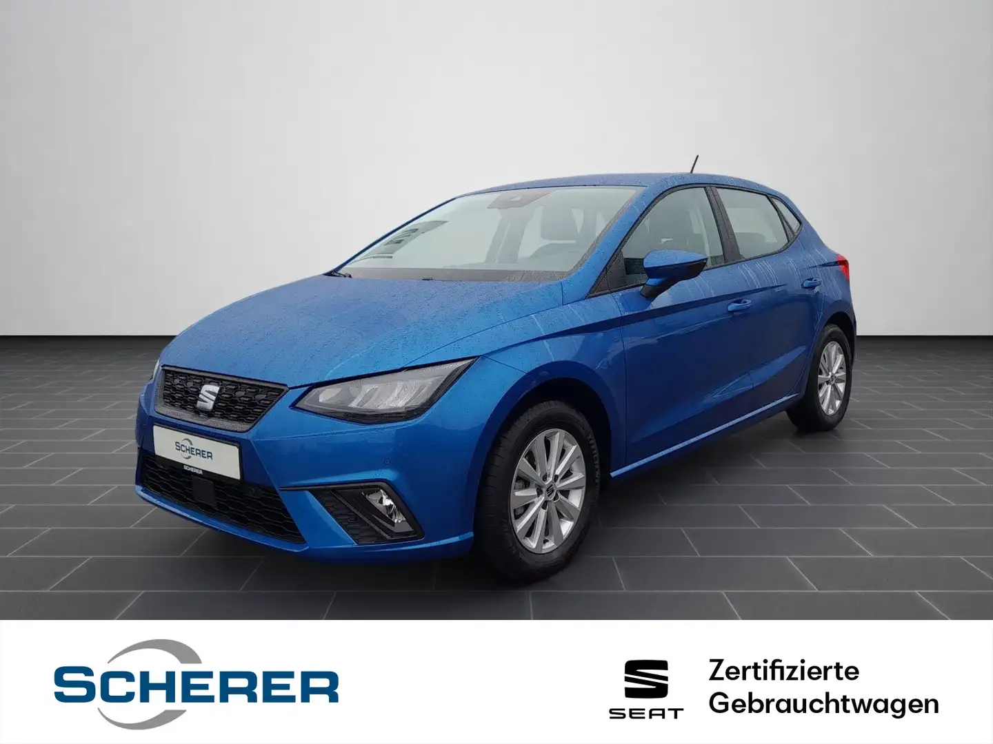 SEAT Ibiza Style 1.0 TSI SHZ PDC FullLink RFK Bleu - 1
