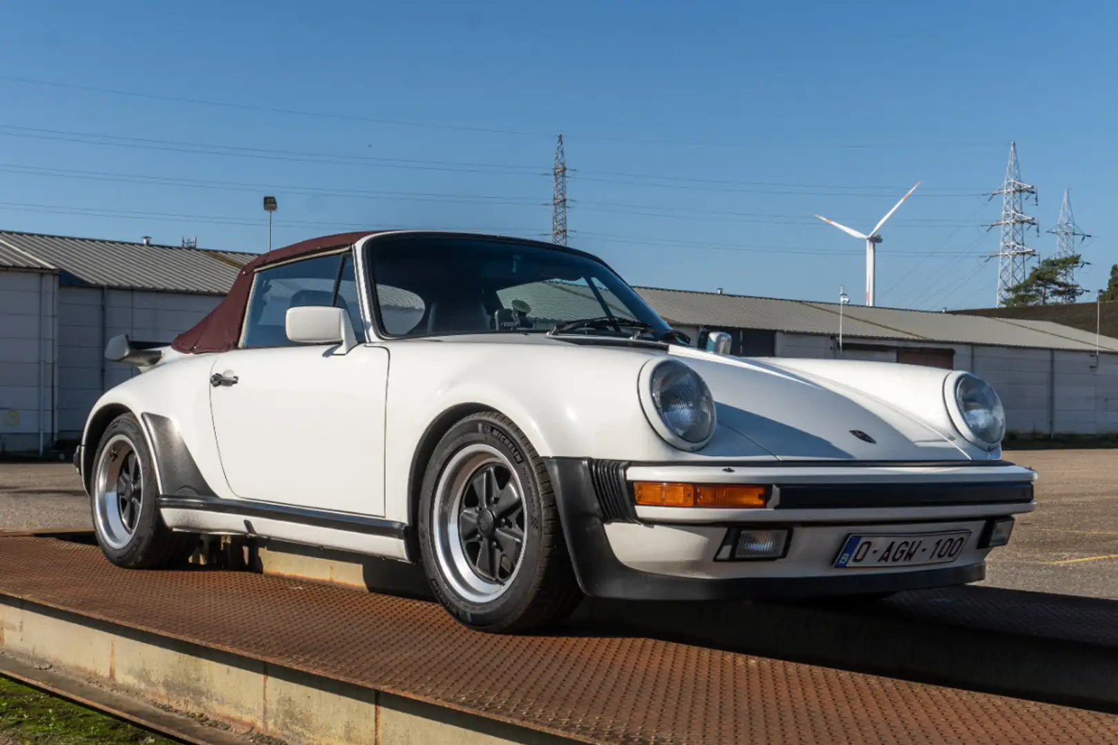 Porsche 911 930 3.3 Turbo Cabriolet Blanc - 1