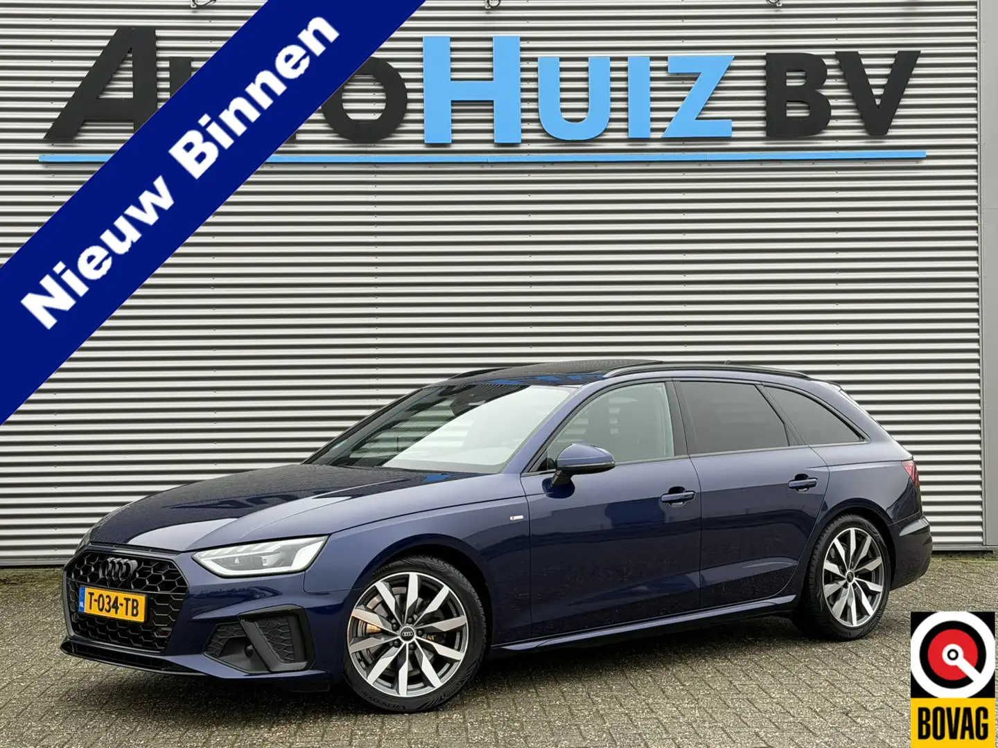 Audi A4 Avant 35 TFSI S-Line LED Panoramadak Carplay Stoel Blauw - 1