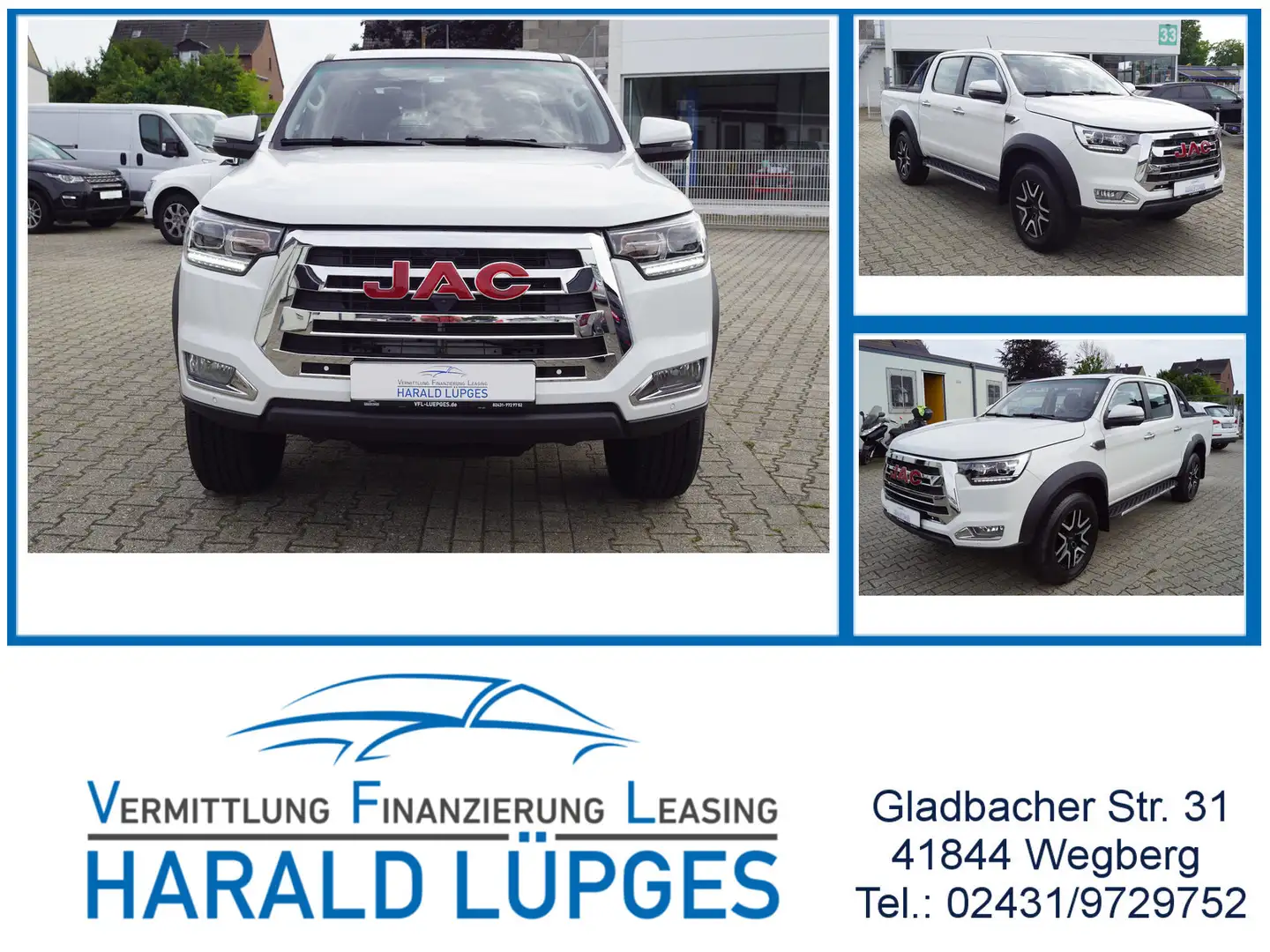 JAC T8 4x4, Pickup, 5-Sitzer, Leder, Klima, Euro 6 Mauve - 1