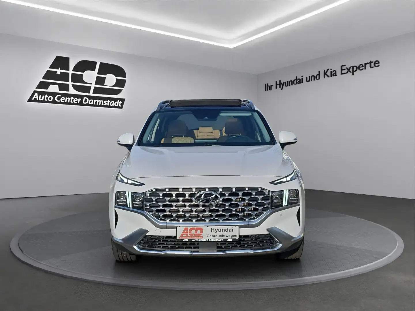 Hyundai SANTA FE Santa Fe 1.6T HEV Prime 4WD|PANO|LEDER|VOLLAUSSTAT Blanc - 2