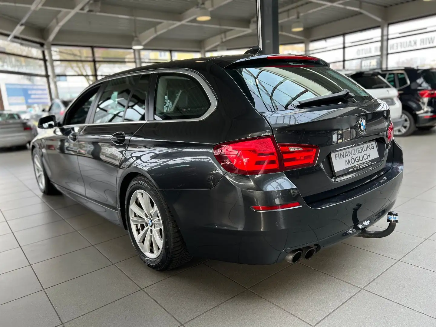 BMW 520 d Touring*AHK*Teilleder*Alu*M-Fahrwerk*uvm. Gris - 2