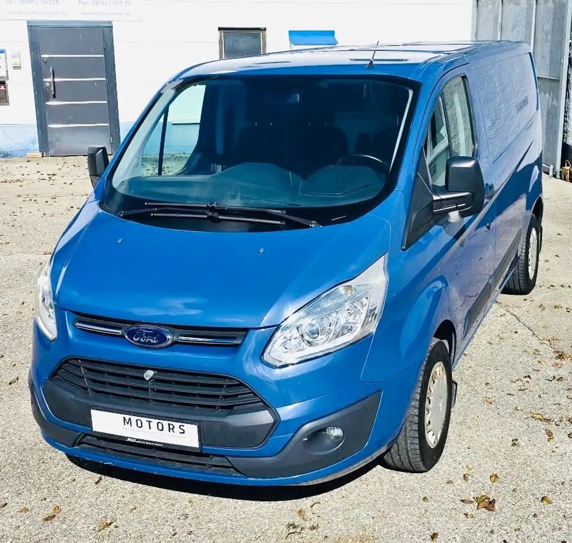 Ford Transit Custom 270 2.2l TDCI Tüv NEU+1.HAND+AHK Albastru - 1
