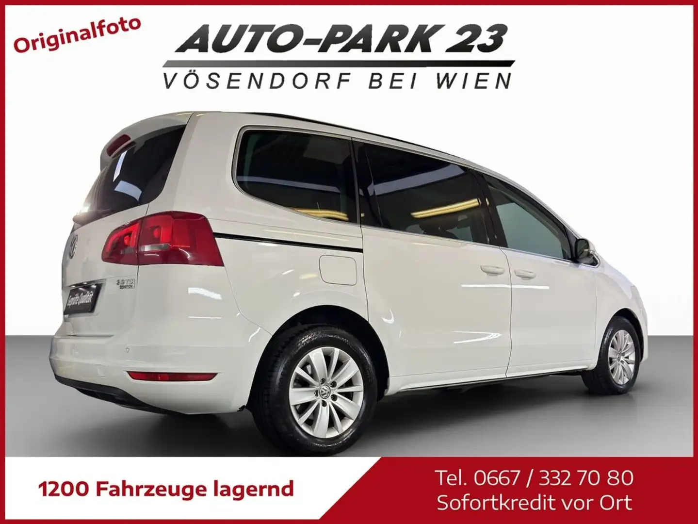 Volkswagen Sharan SHARAN 2,0TDI*4Motion*KARAT*NAVI*XENON*MOD2015 Weiß - 2