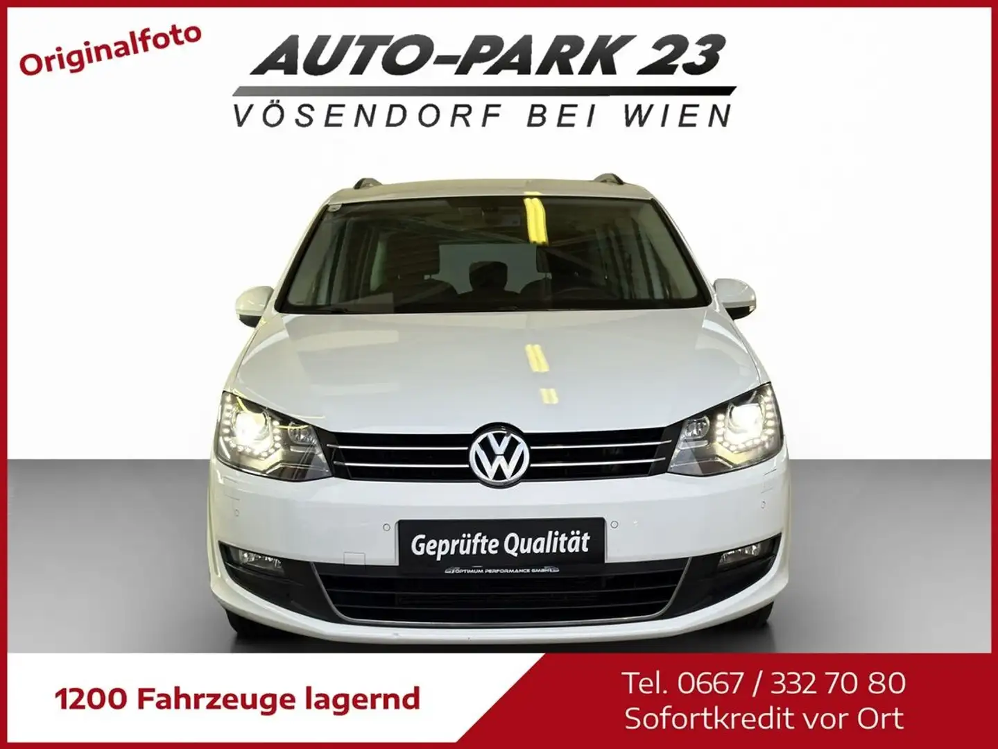 Volkswagen Sharan SHARAN 2,0TDI*4M*KARAT*XENON*NAVI*MOD2015 Weiß - 2
