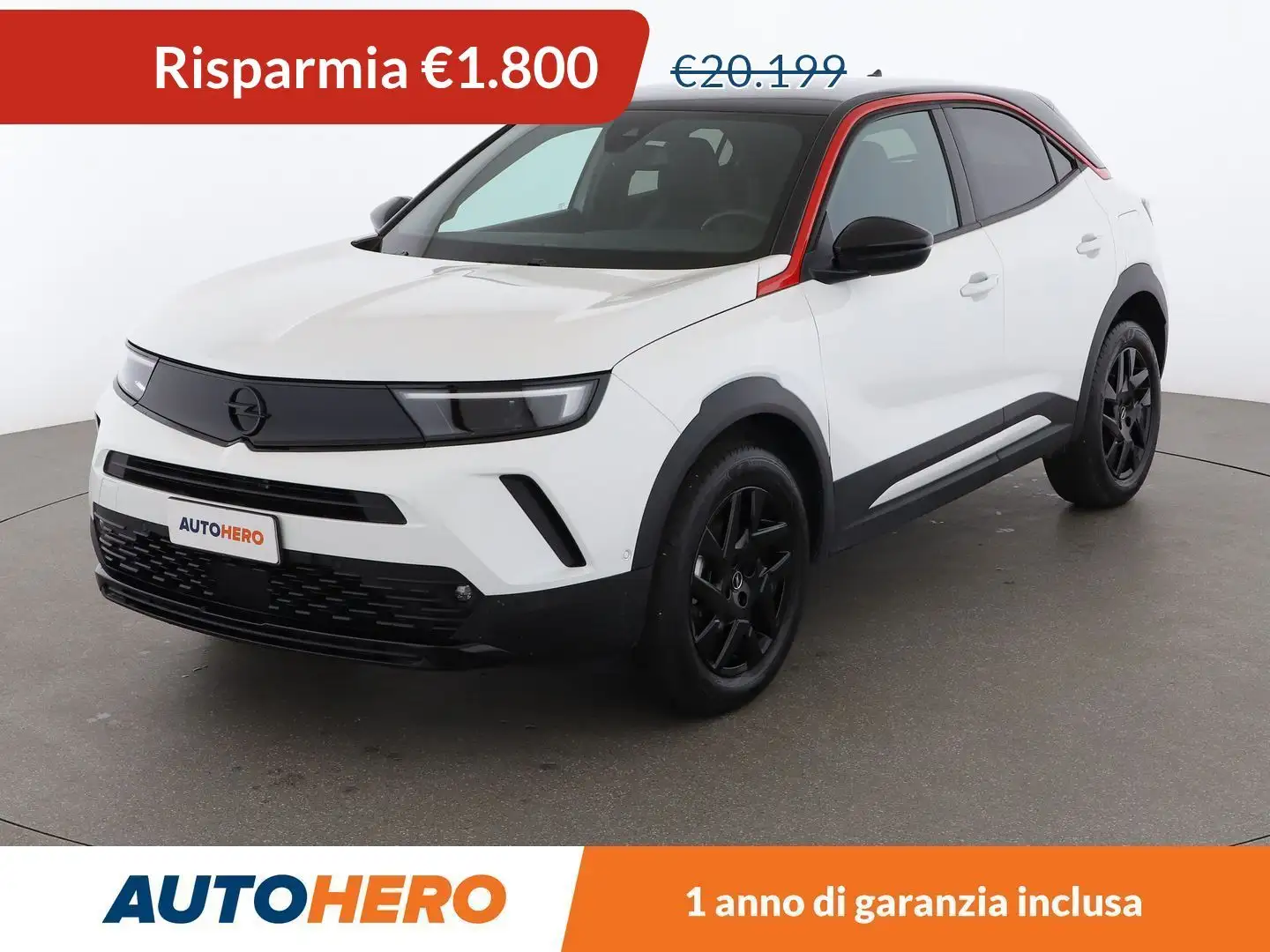 Opel Mokka X 1.2 Turbo GS Blanc - 1