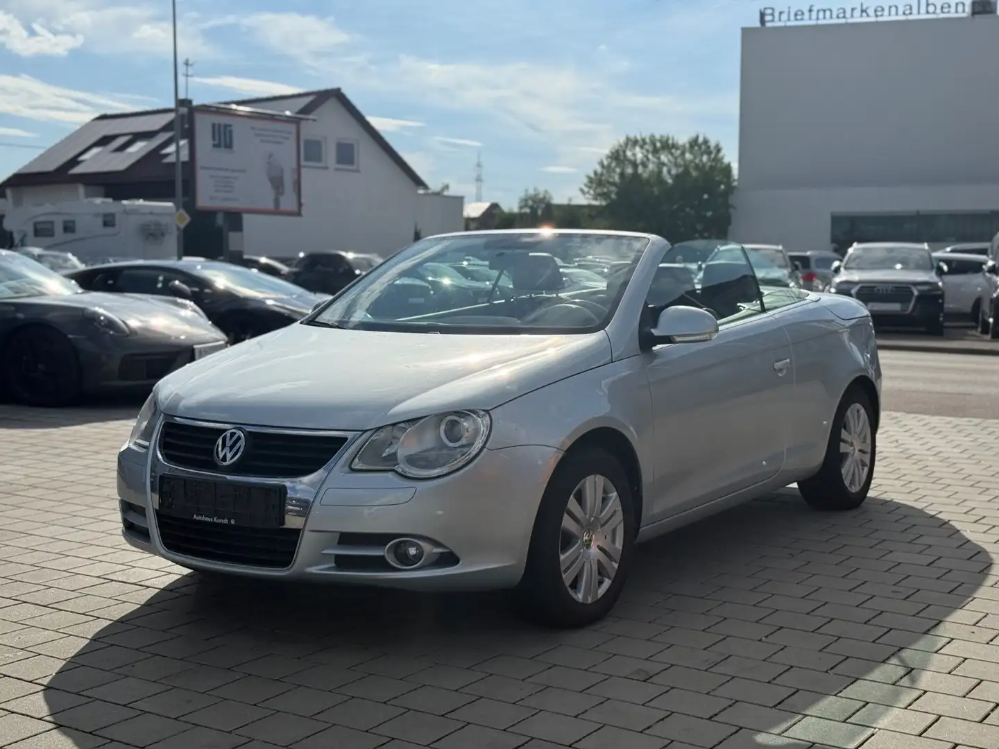 Volkswagen Eos 1.6 *1.HAND*GUTER ZUSTAND*LEDER*TÜV/AU NEU* Silber - 2