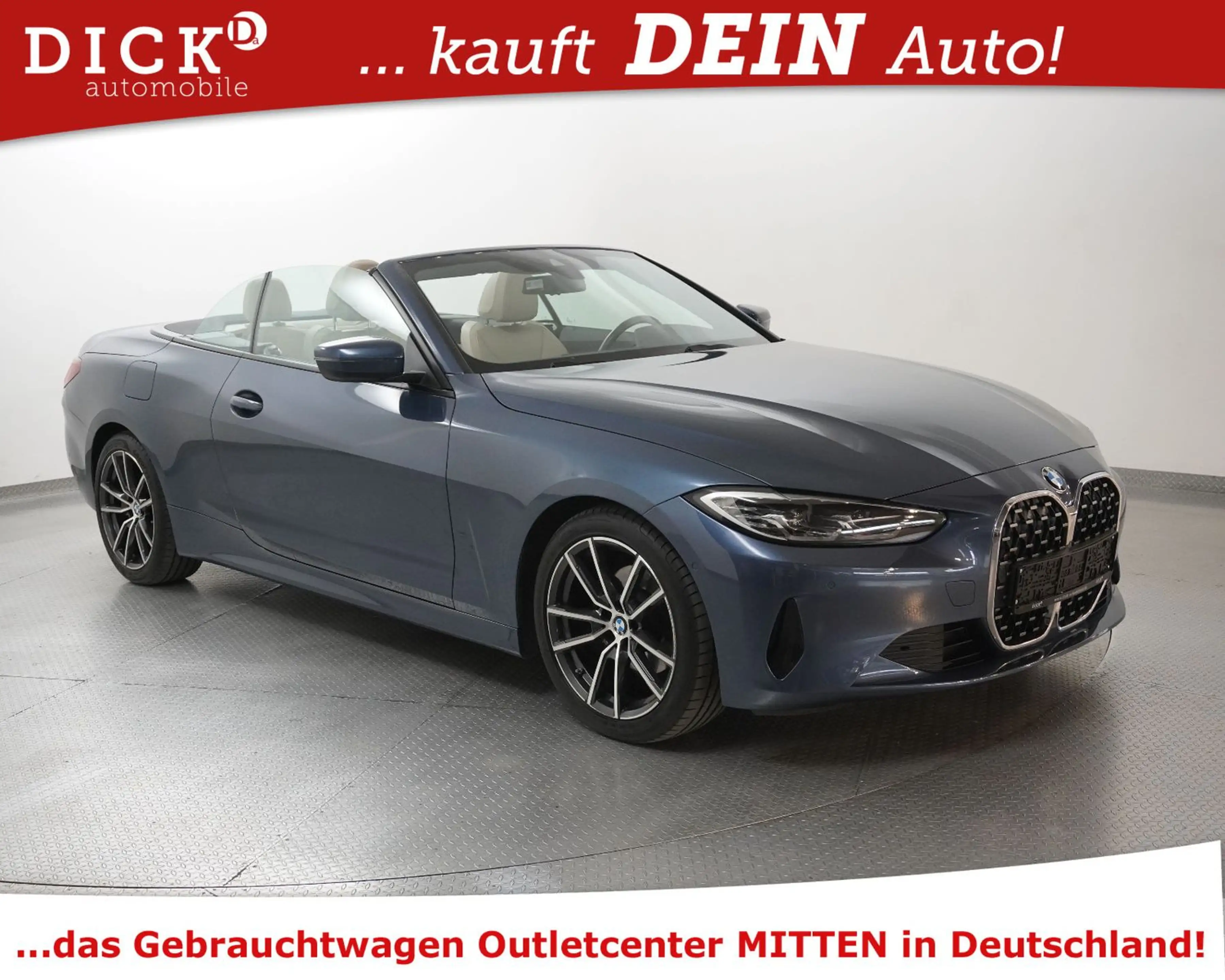 BMW 420 d Aut Cabrio Sport LEDER+MEMO+VIRTU+KAM+STDHZ