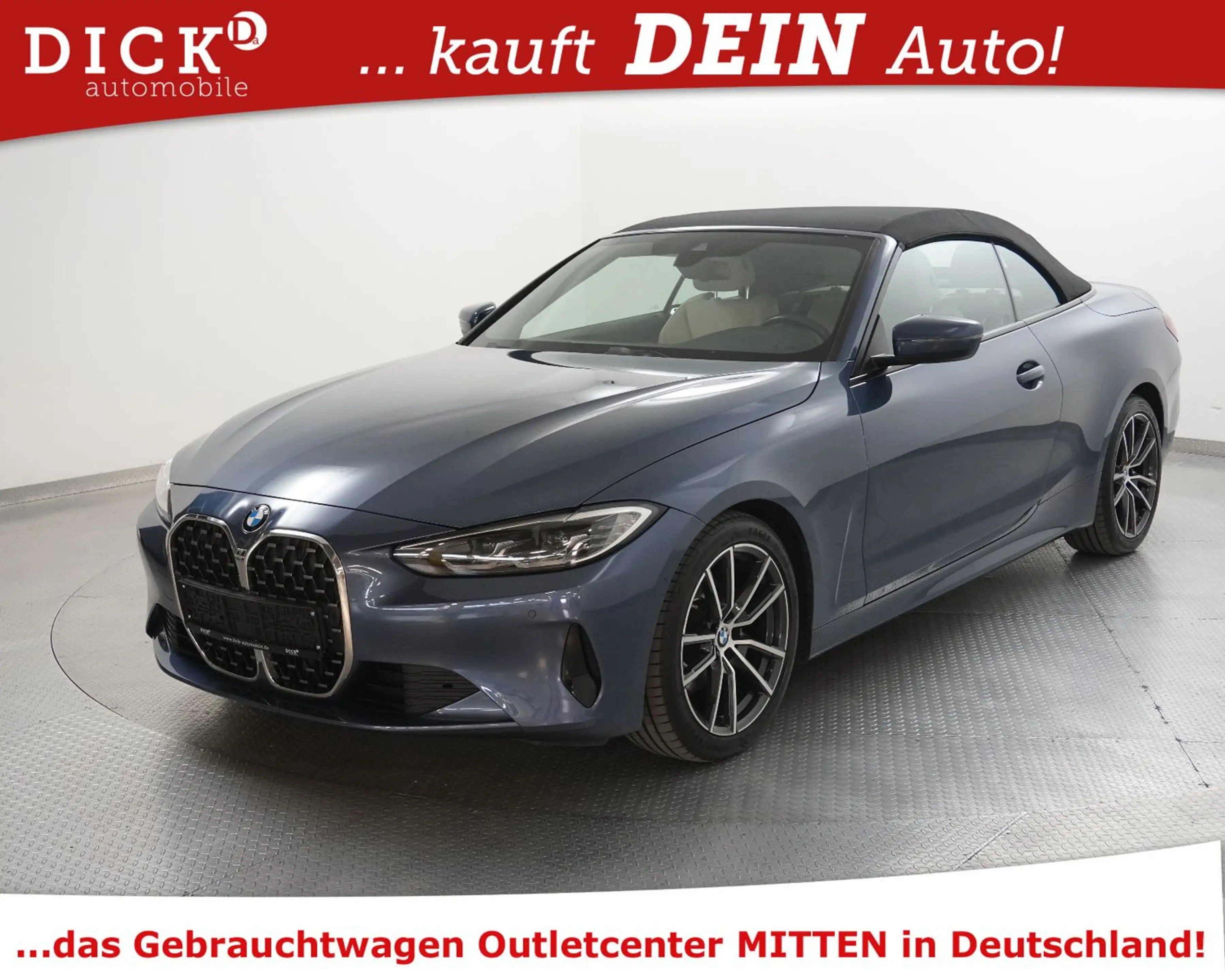BMW 420 d Aut Cabrio Sport LEDER+MEMO+VIRTU+KAM+STDHZ — photo 4