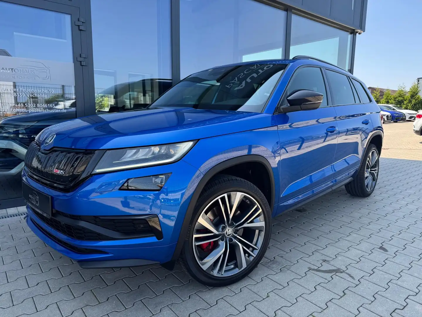 Skoda Kodiaq RS 4x4 2.0 TDI/LED/AHK/KAM/PANO/VIRTUAL Blau - 2