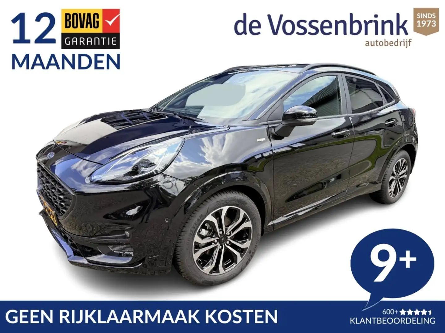 Ford Puma 1.0 EB Hybrid 155pk ST-Line X Automaat *Geen Afl. Zwart - 1