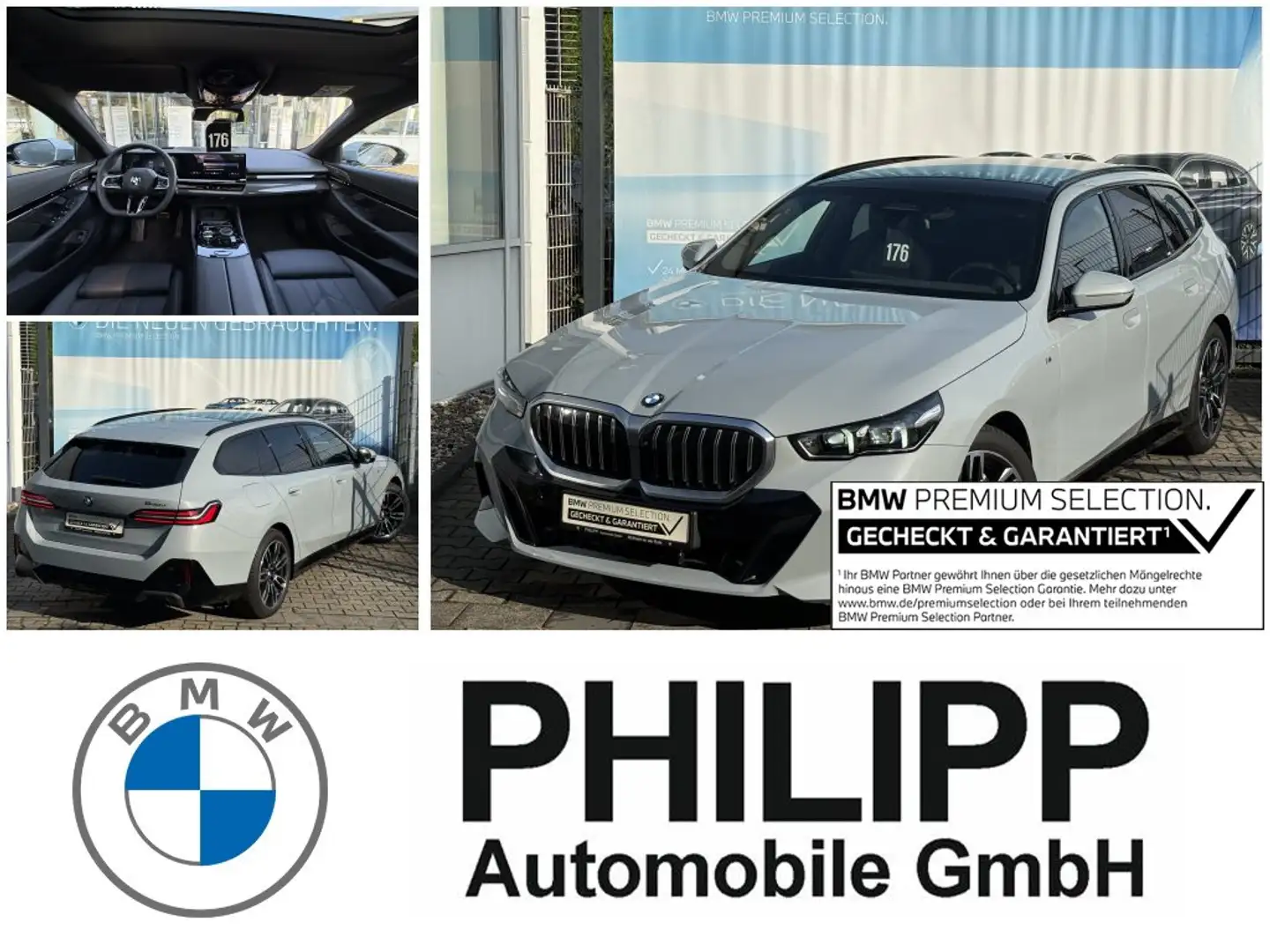 BMW 540 d xDrive M Sport AHK PANO StHg B&W Autobahnas Grau - 1