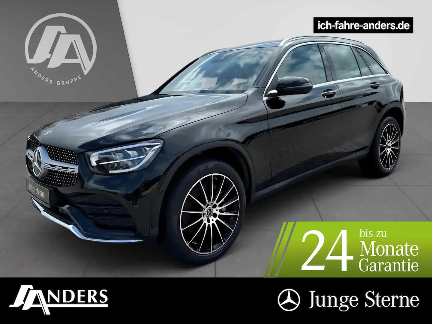 Mercedes-Benz GLC 300 e 4M AMG+MBUX+digCock+SHZ+LED+PDC+Kamera Zwart - 1