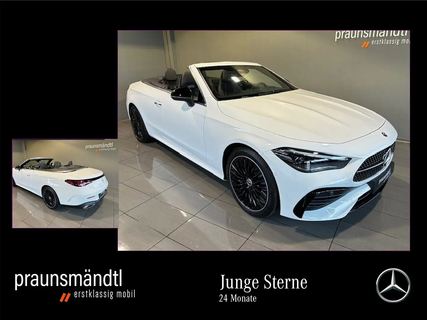 Mercedes-Benz CLE 180 Cabrio AMG Night LED/360°/Memo/Distr/Tot Weiß - 1