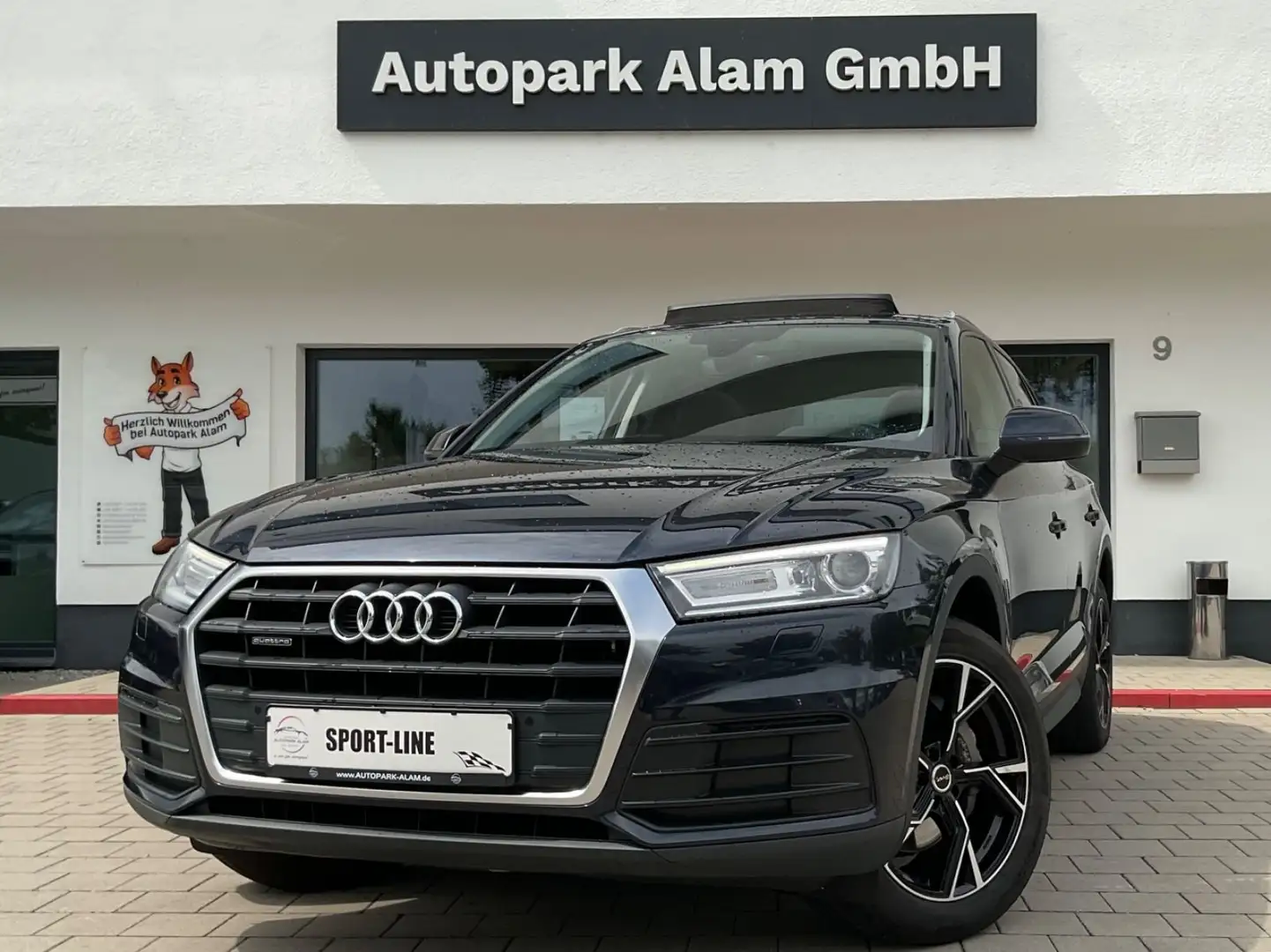 Audi Q5 40 TDI quattro basis Klima Navi Pano RFK SHZ Blauw - 1