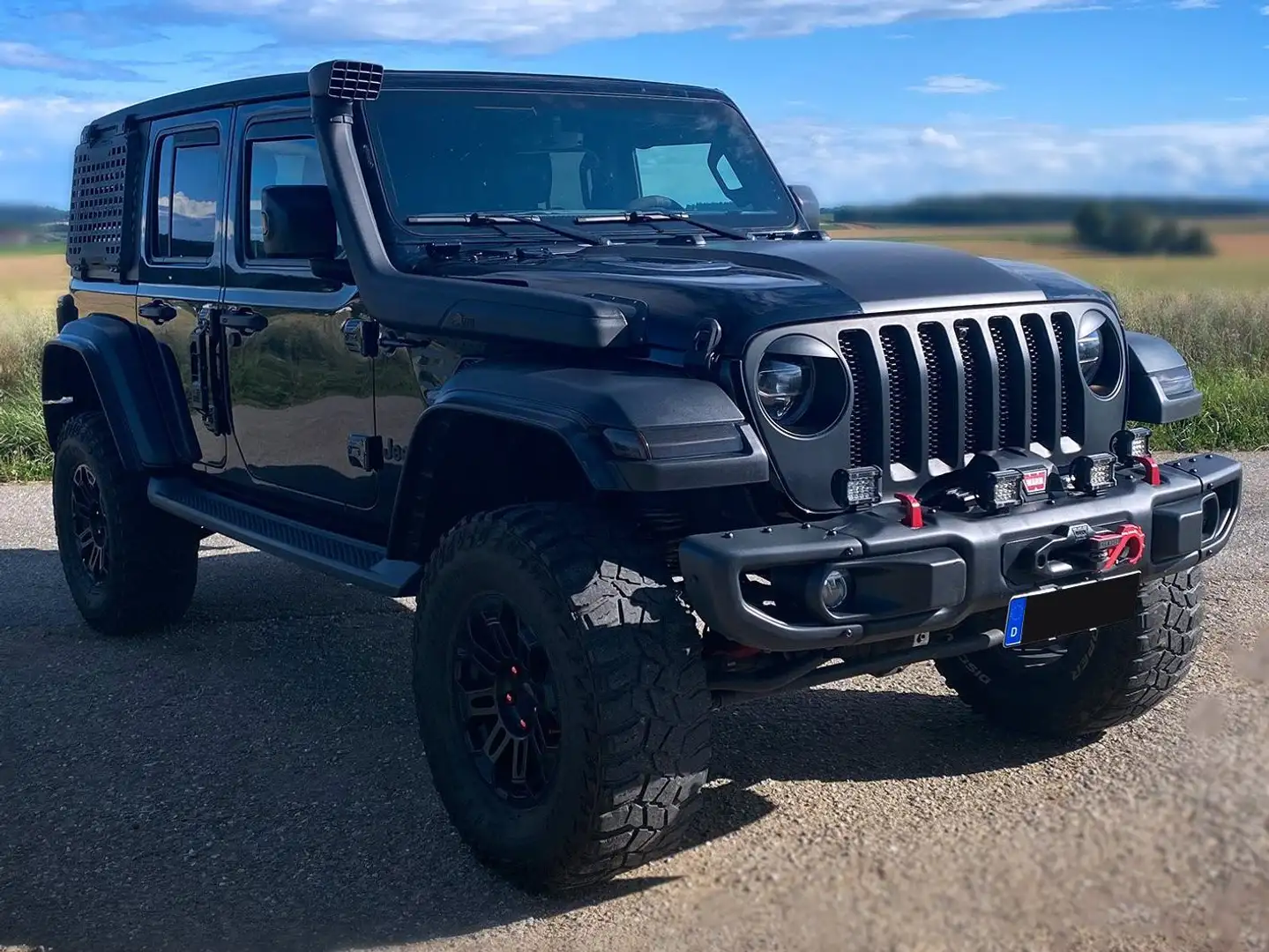 Jeep Wrangler Wrangler Unlimited 2.2 CRDi AWD AutomatikSky One-T Schwarz - 1