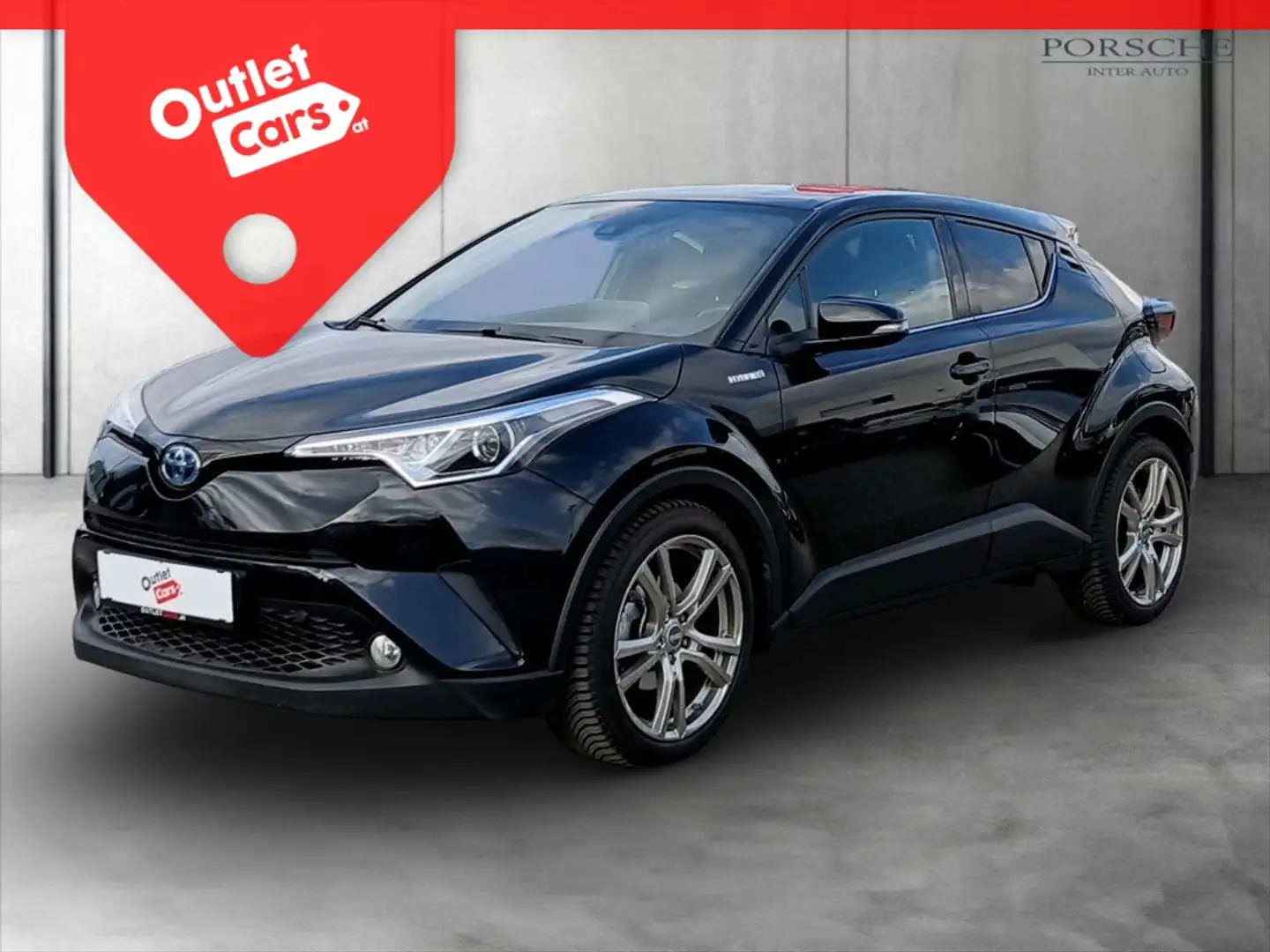 Toyota C-HR 1.8 C-LUB LED+RADAR+RFK+DynLicht+PDC+SHZ Schwarz - 1