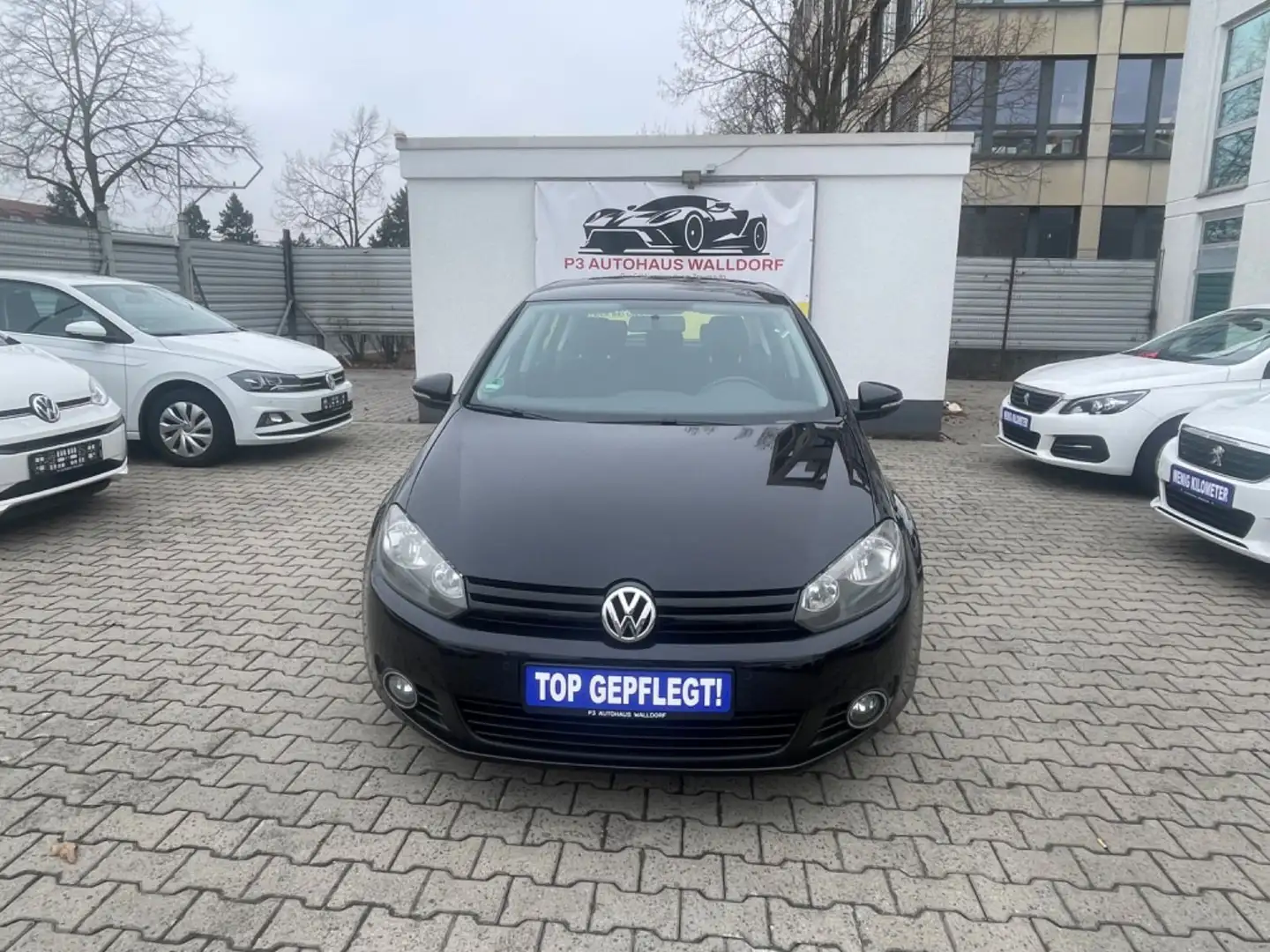 Volkswagen Golf VI Trendline Automatik*Diesel*1.Hd*Scheckh. Negru - 2