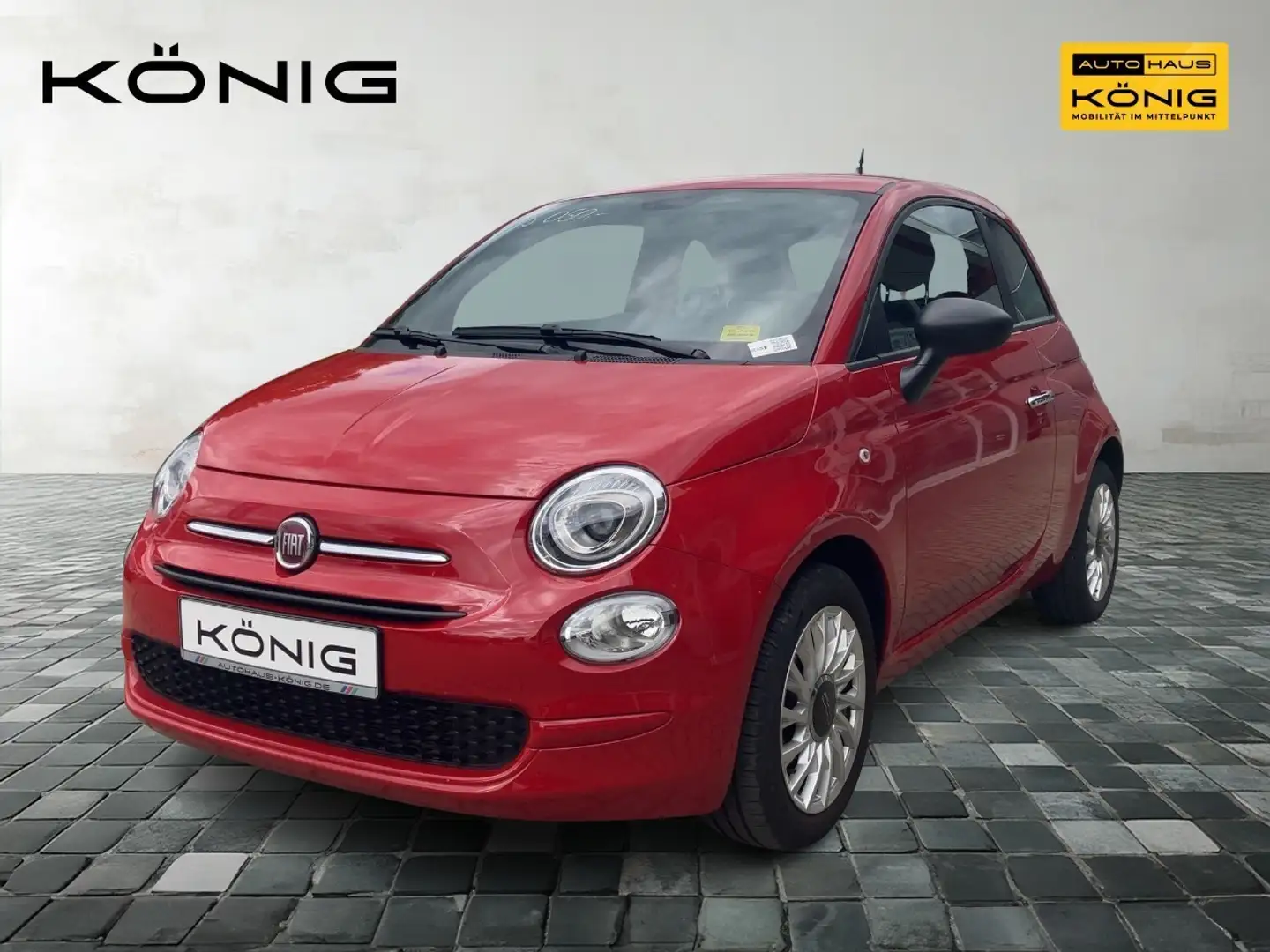 Fiat 500 MY23 1.0 Klima&Sound Klima*DAB+*USB Rot - 1